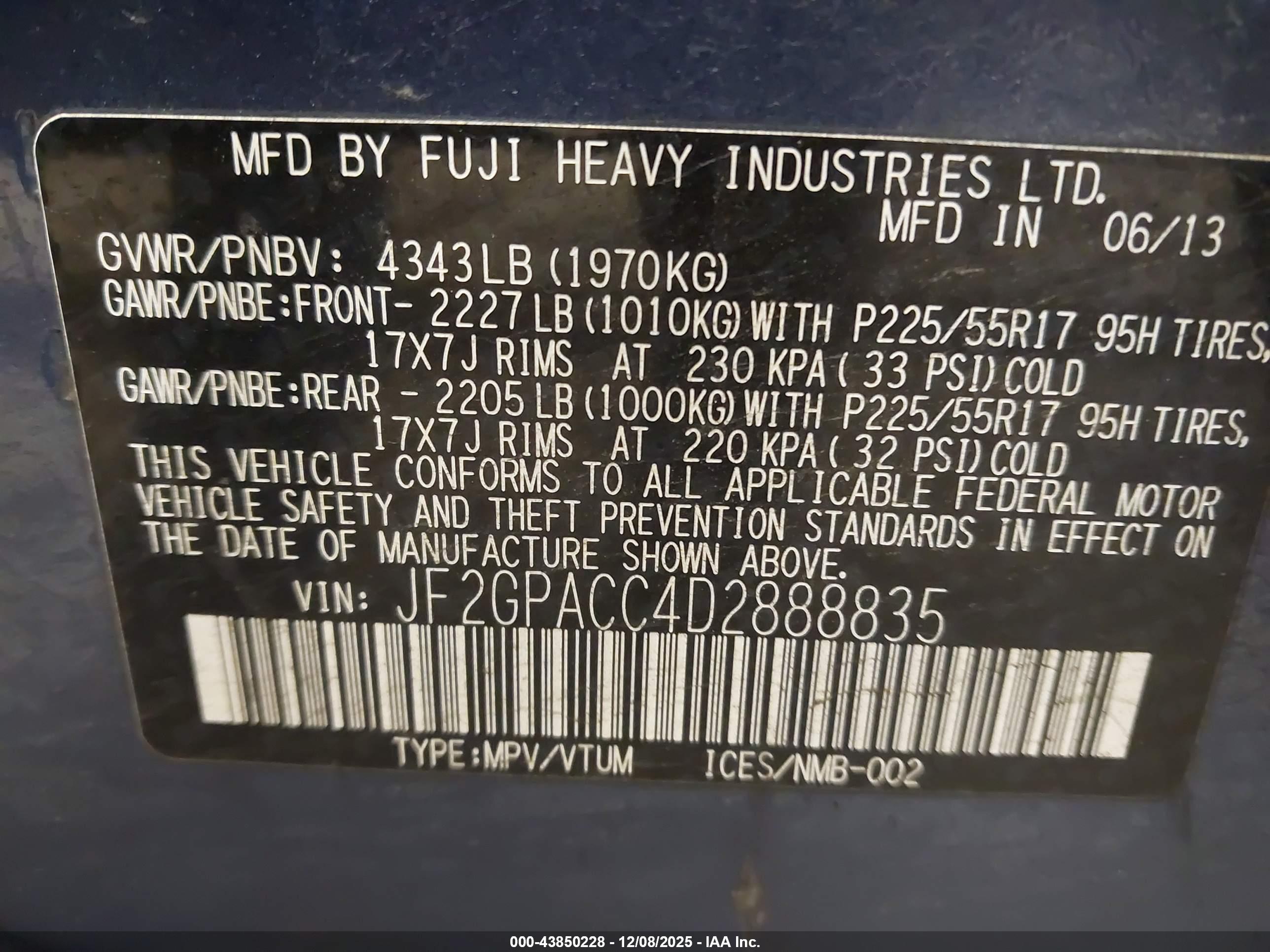 SUBARU XV image 9