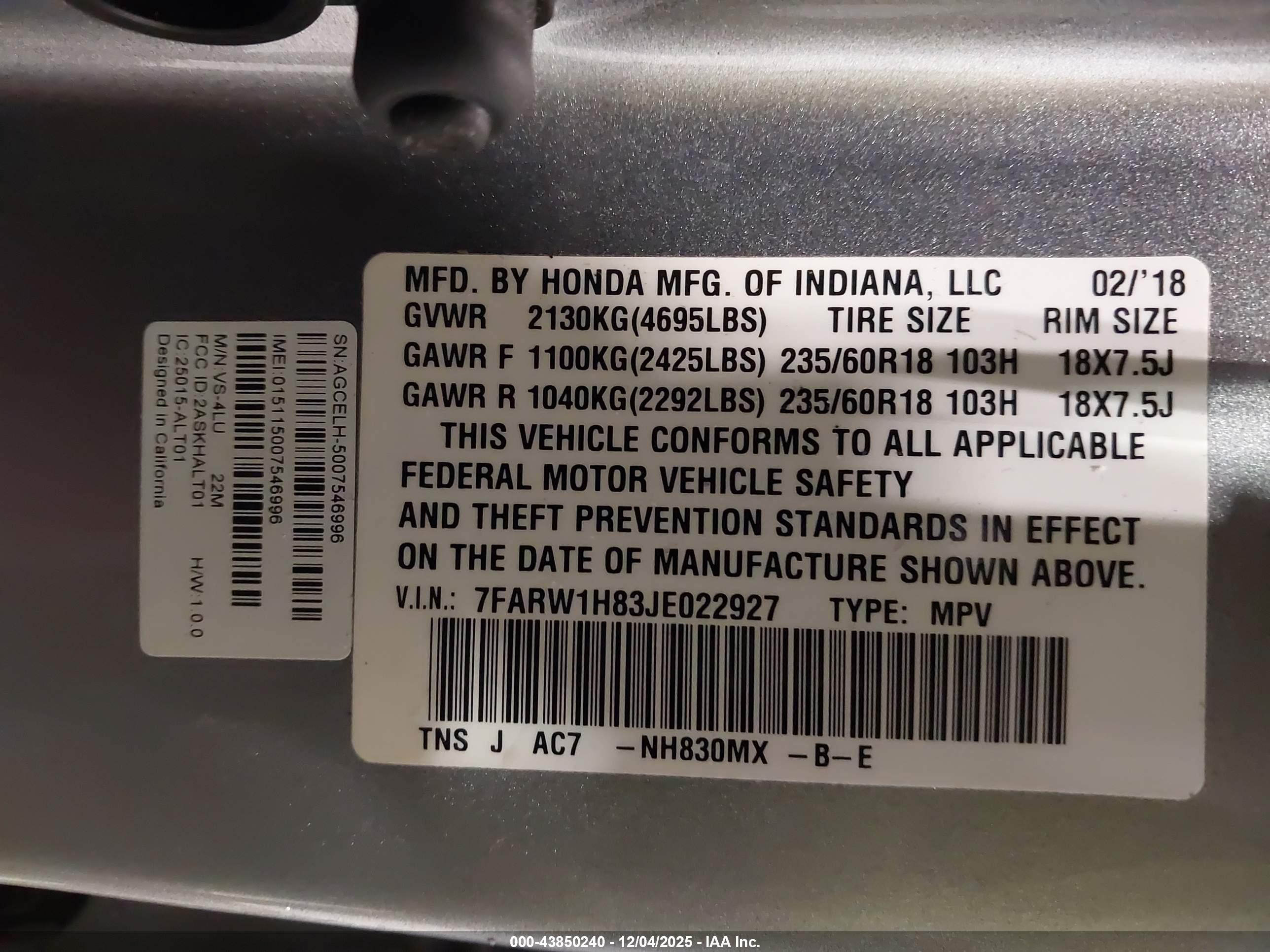 HONDA CR-V image 9