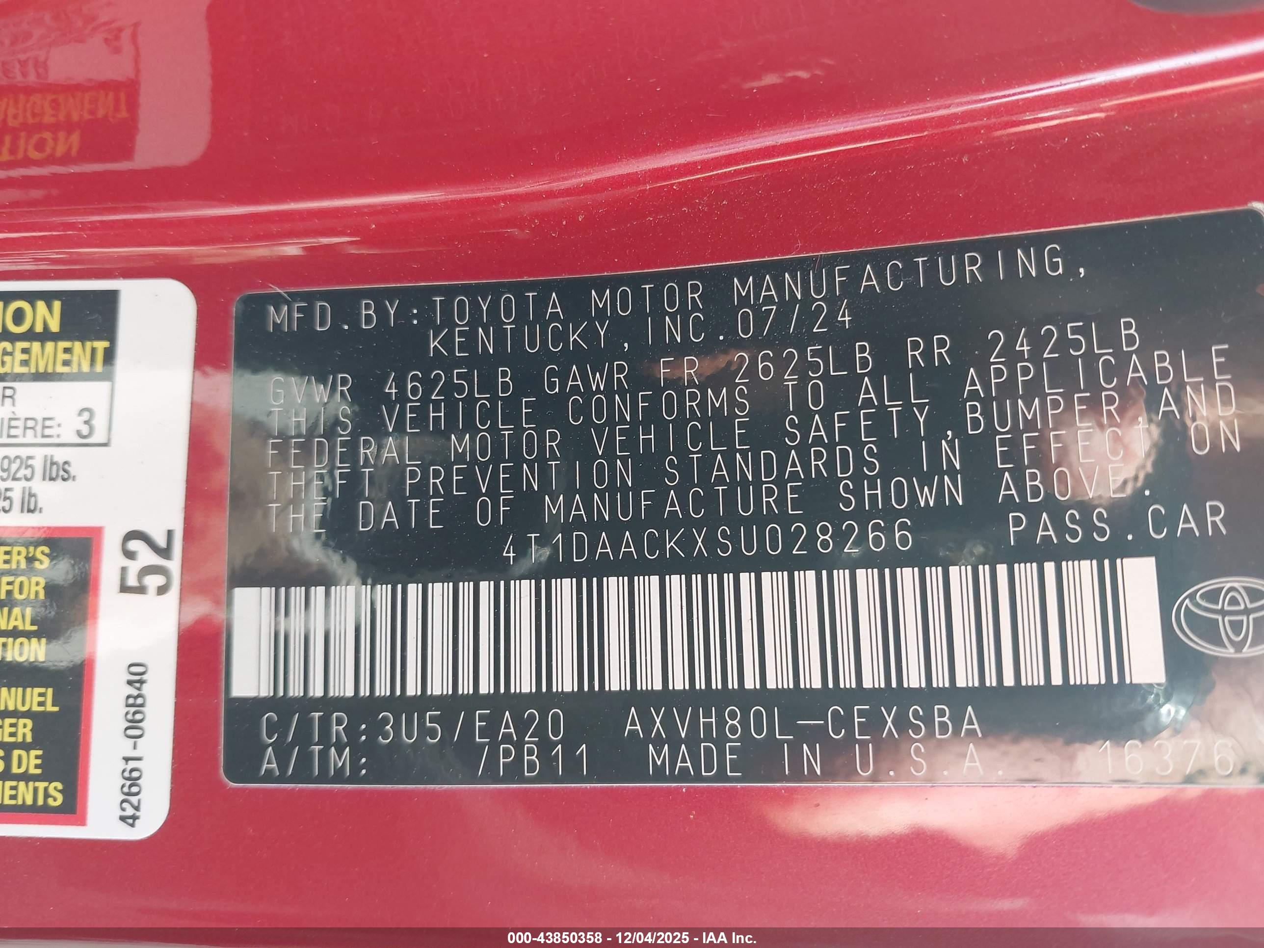 TOYOTA CAMRY image 9