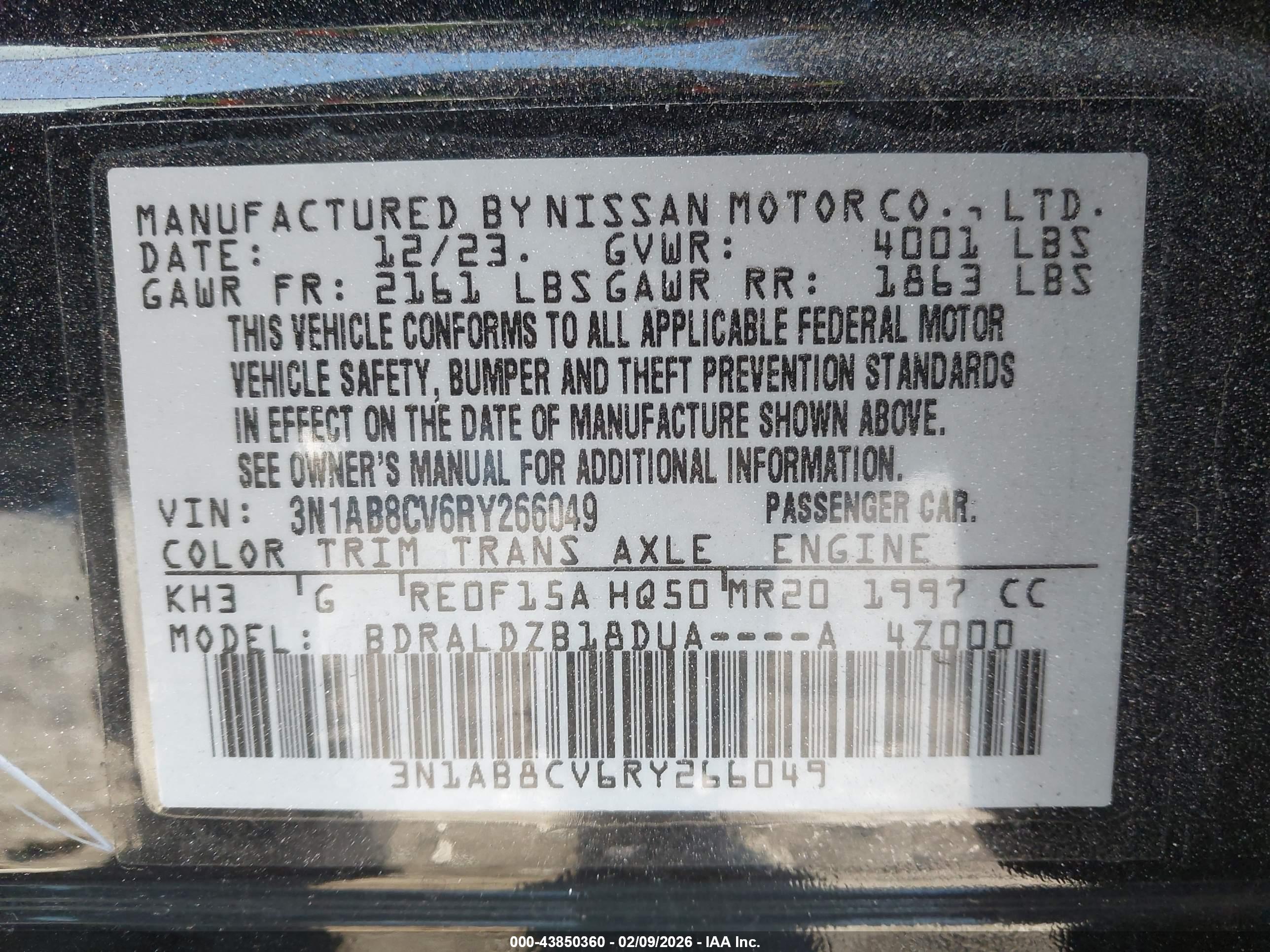 NISSAN SENTRA image 9