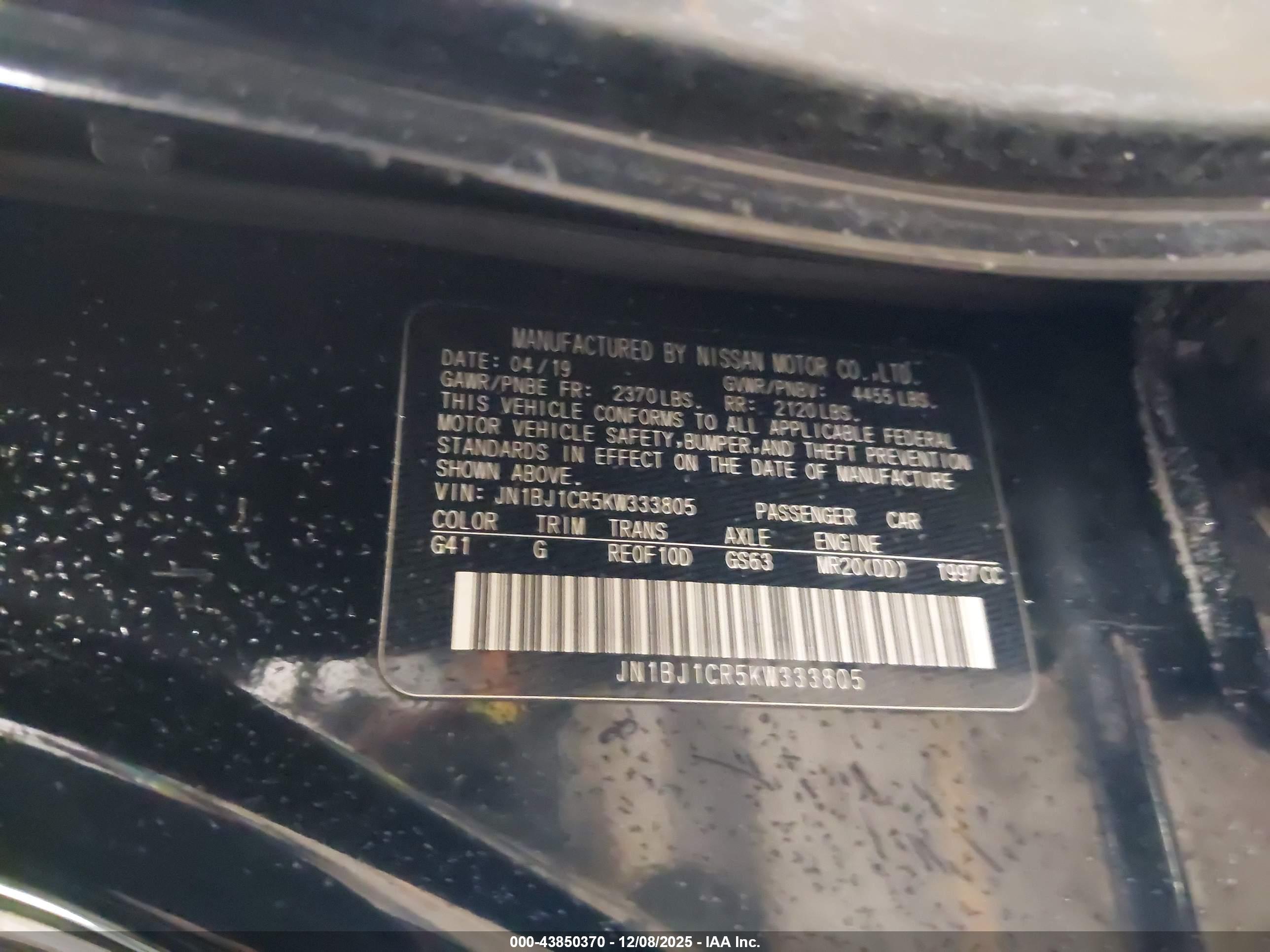 NISSAN ROGUE image 9