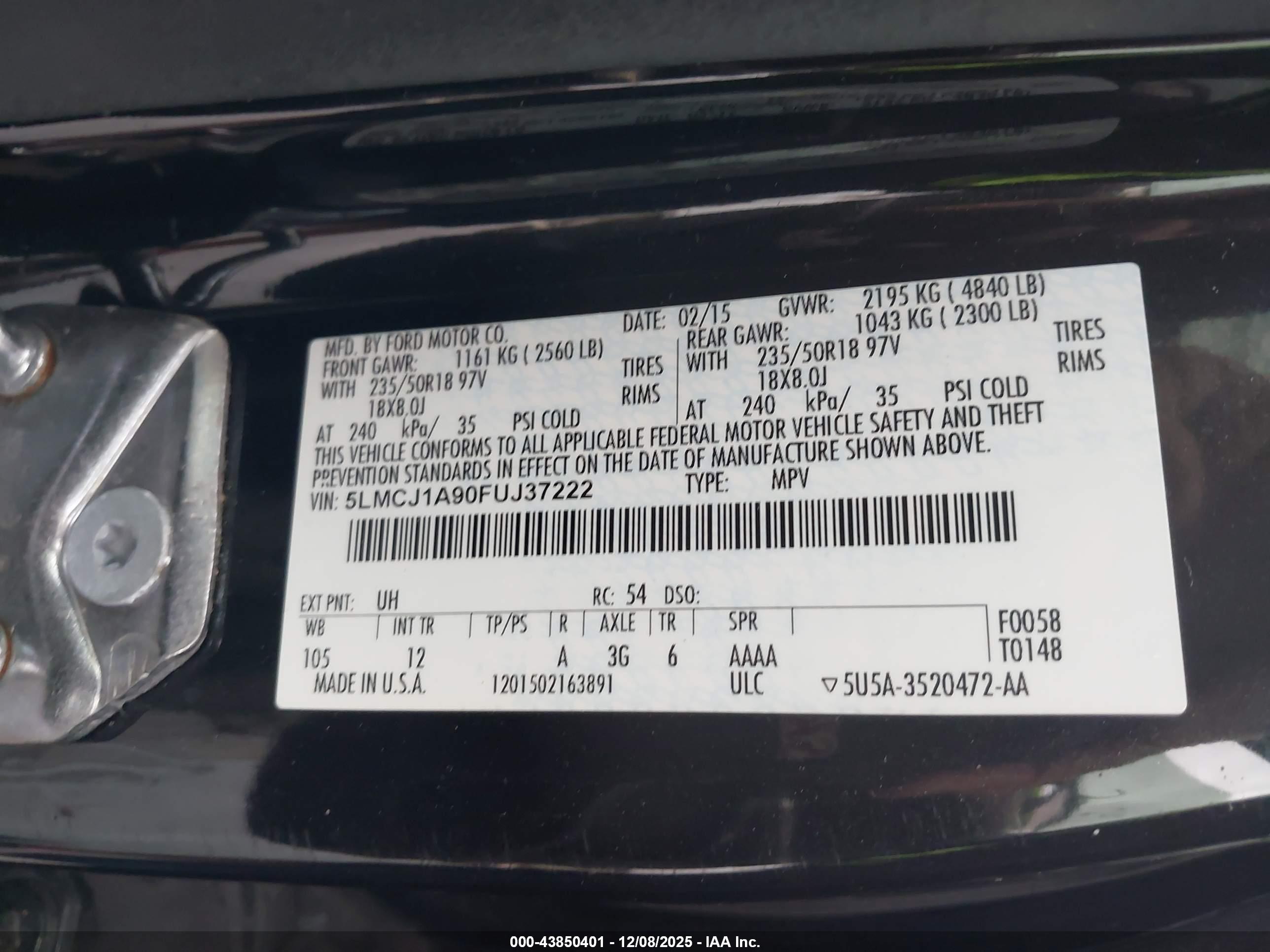 LINCOLN MKC image 9