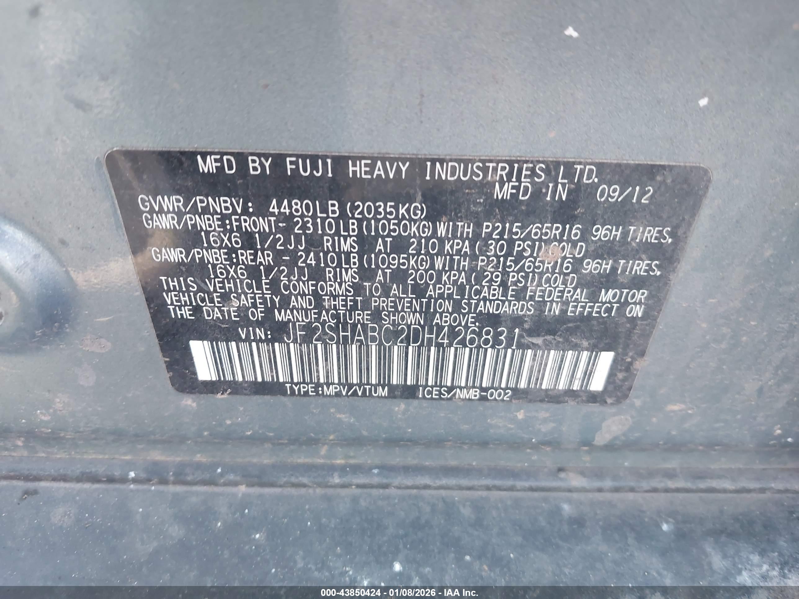 SUBARU FORESTER image 9