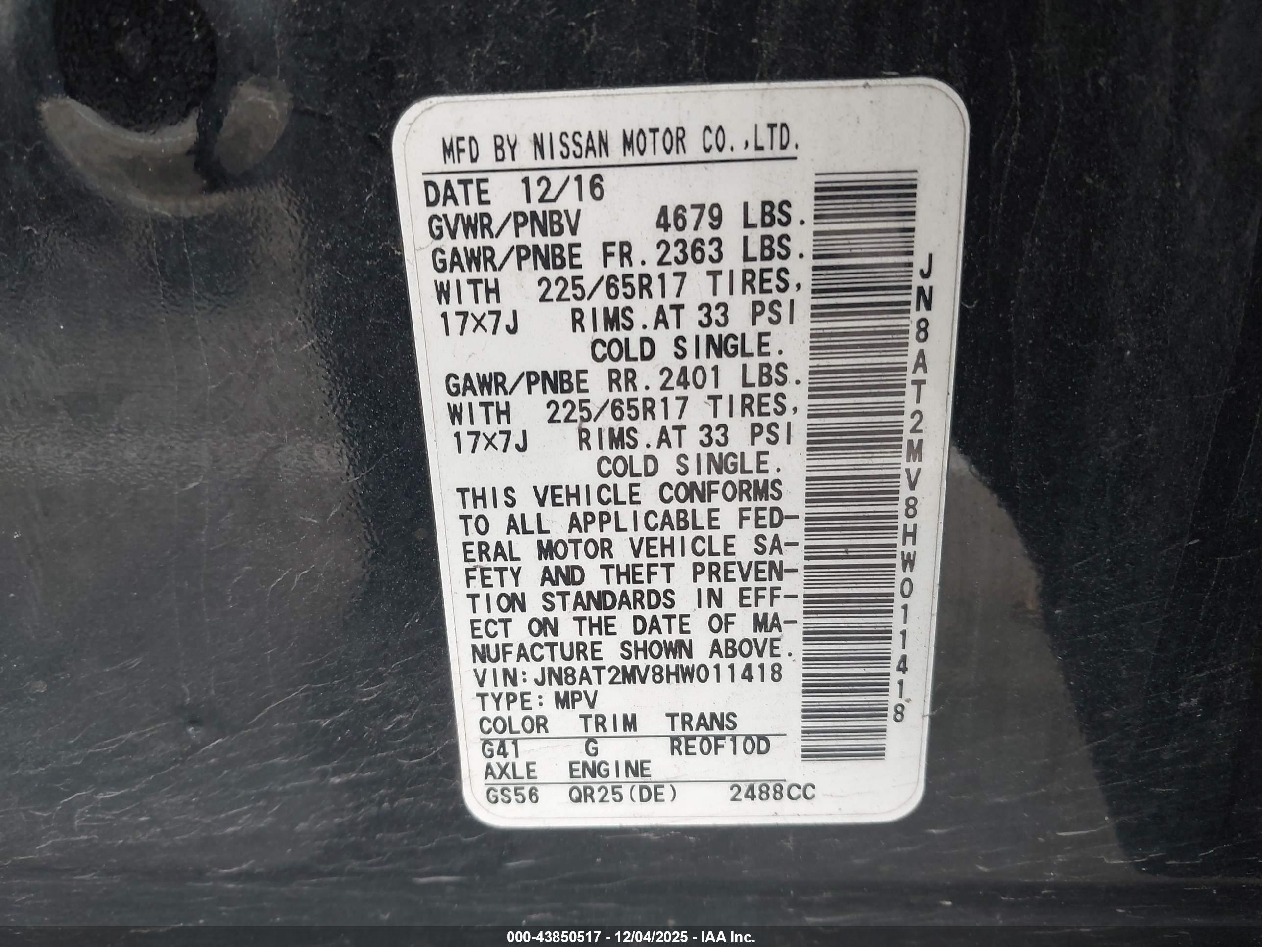 NISSAN ROGUE image 9