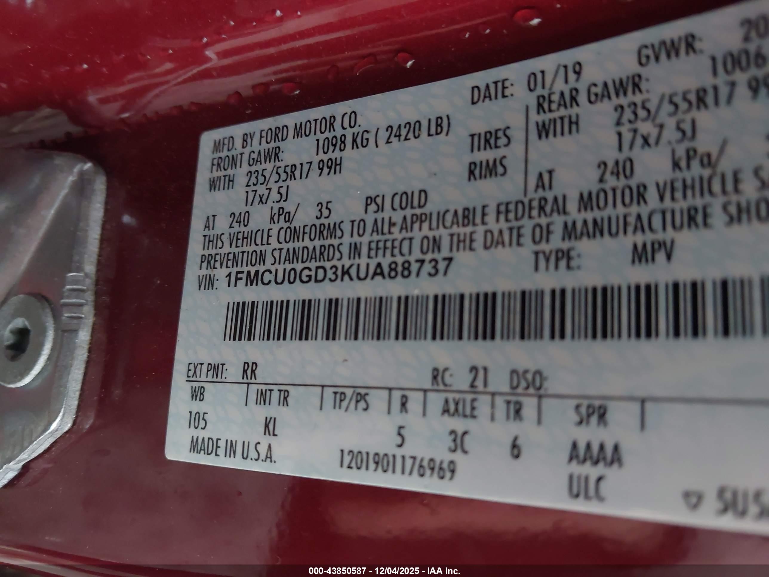 FORD ESCAPE image 9