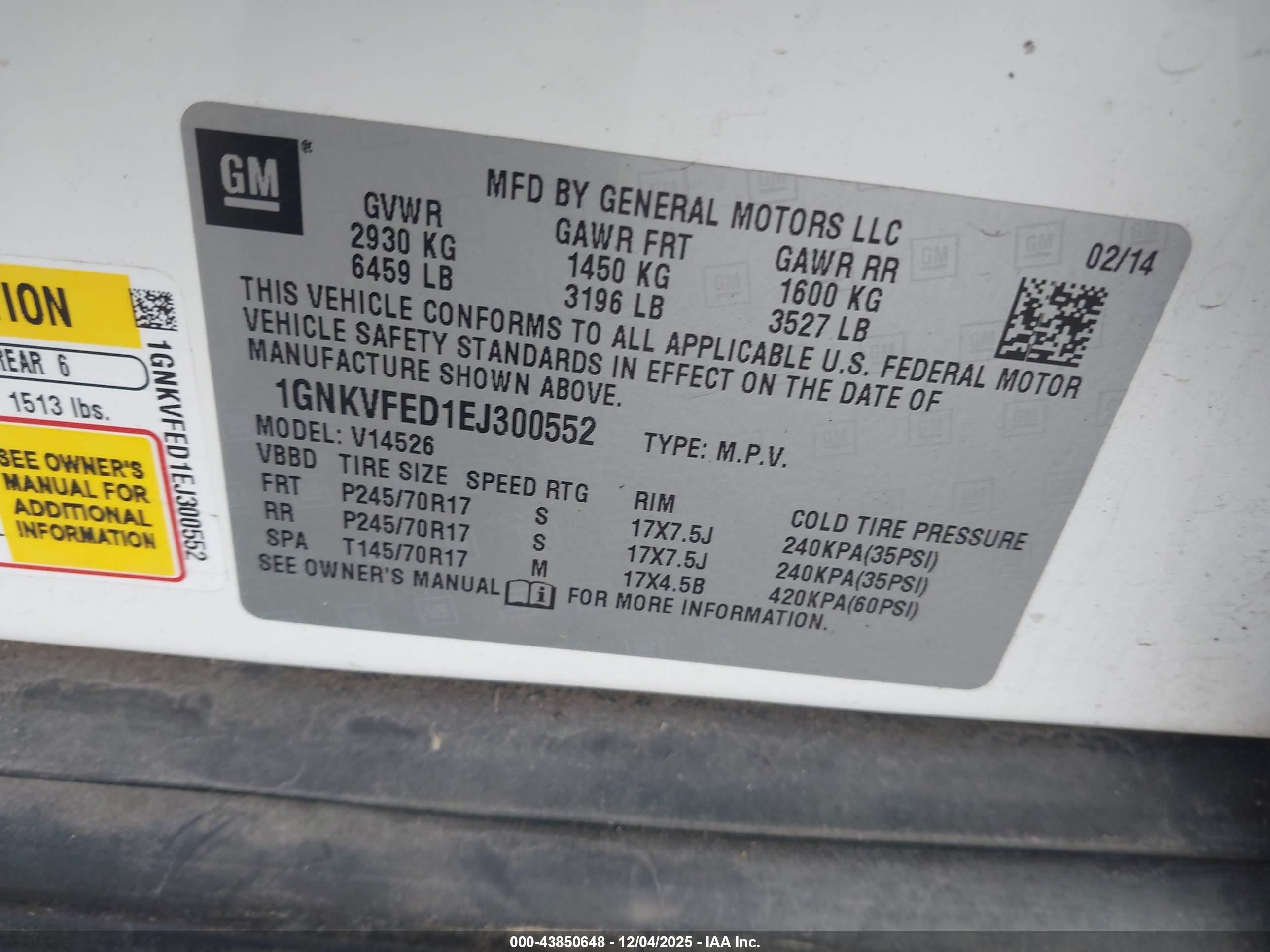 CHEVROLET TRAVERSE image 9
