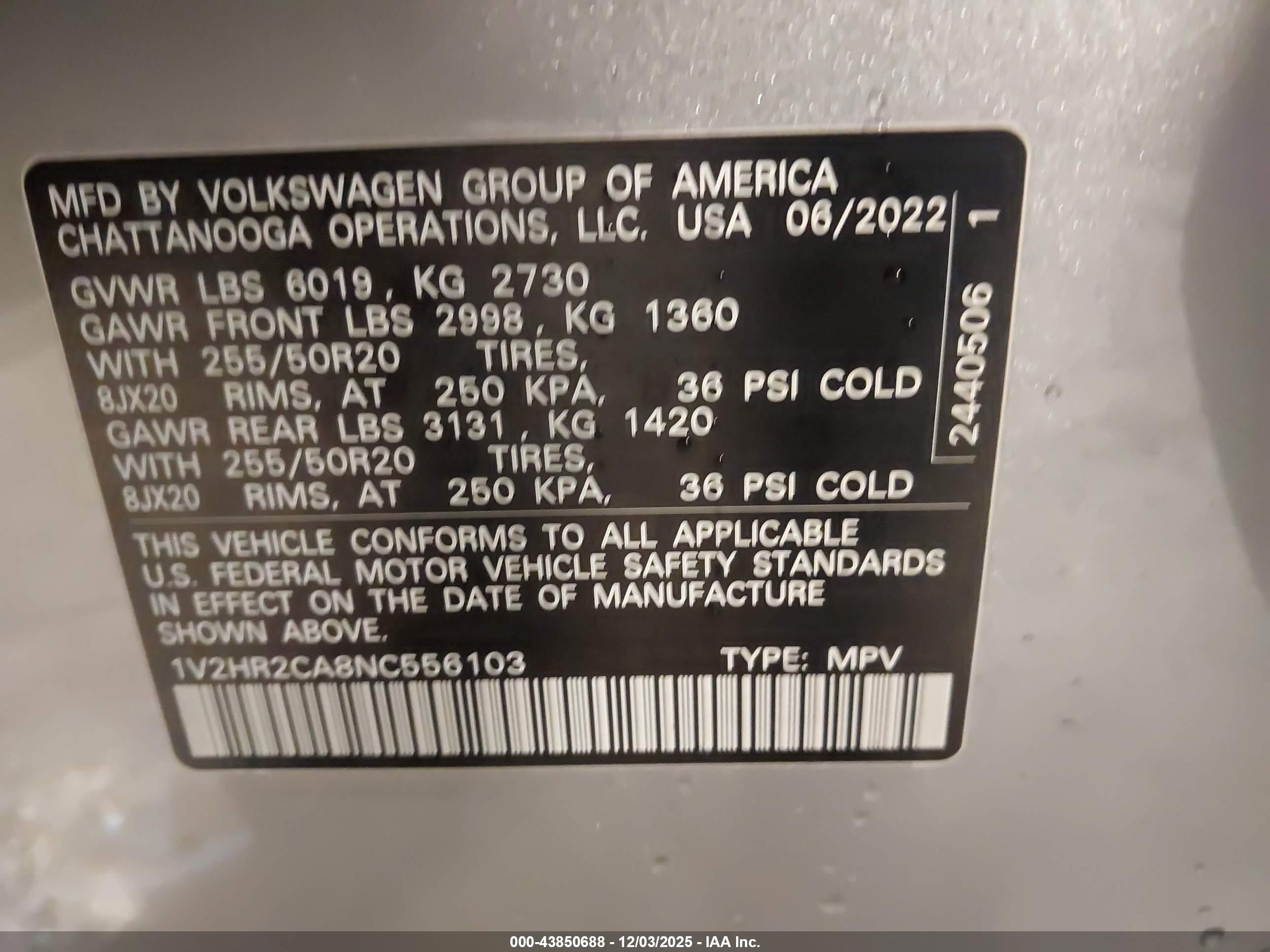 VOLKSWAGEN ATLAS image 9