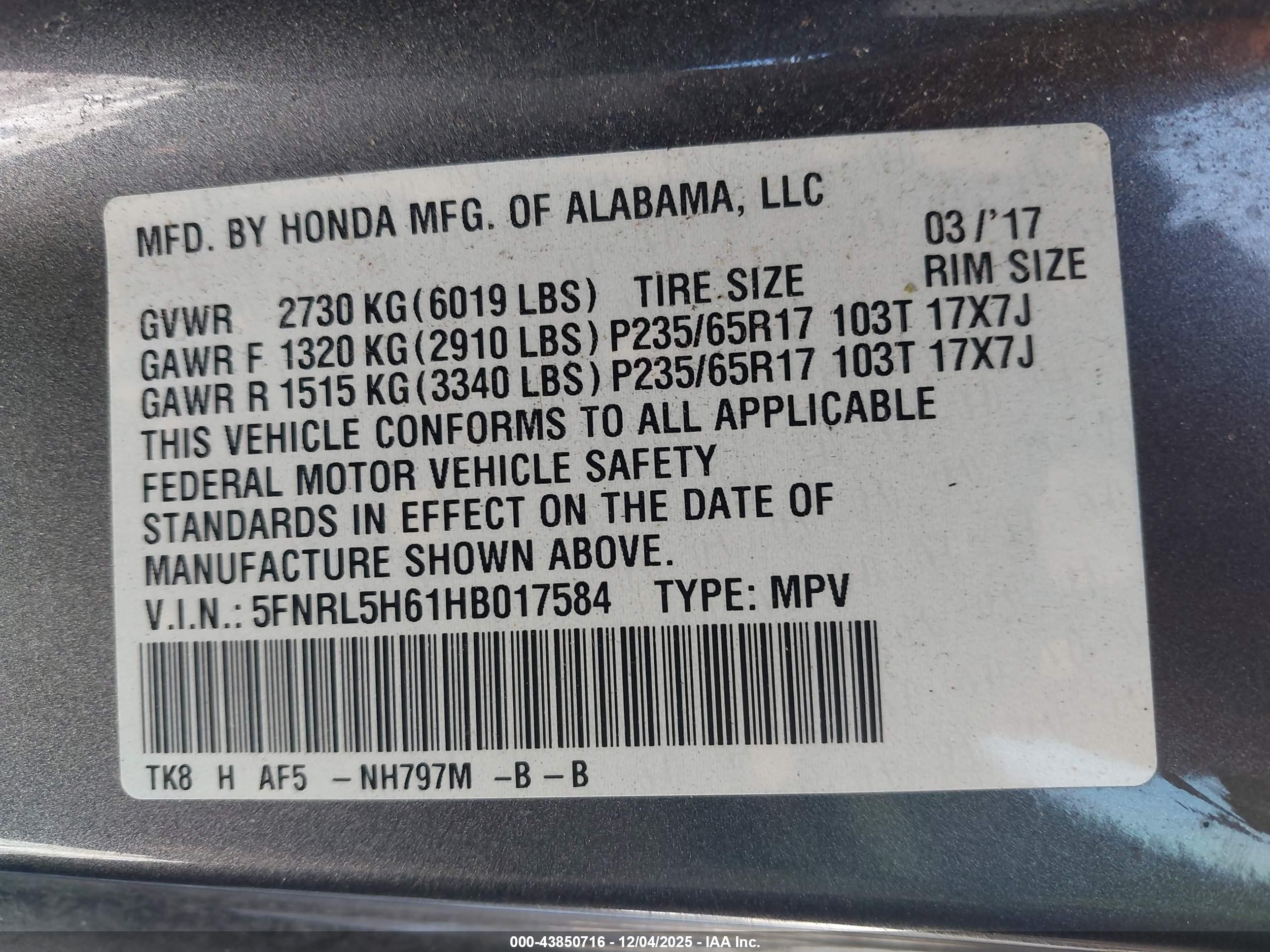 HONDA ODYSSEY image 9