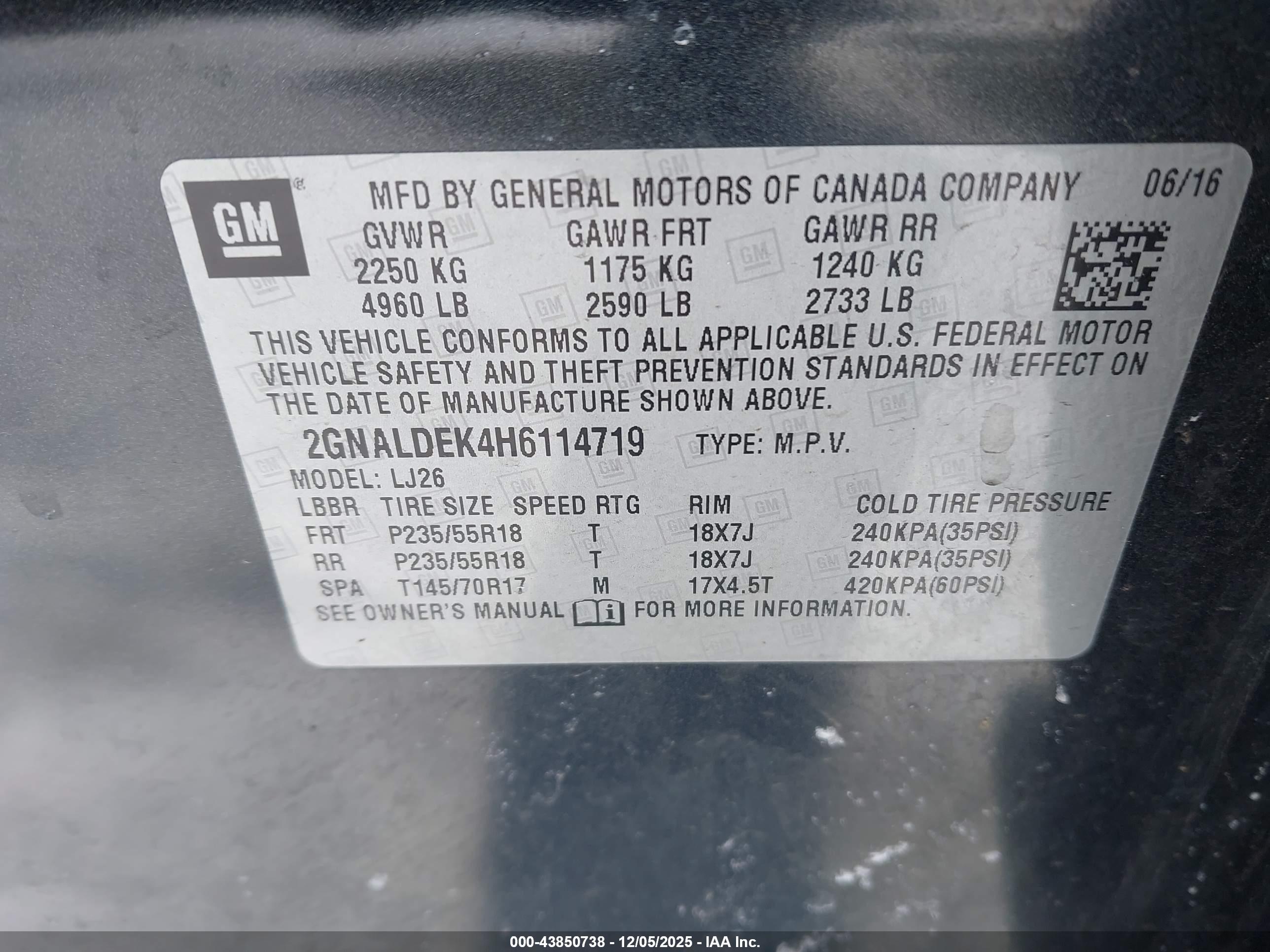 CHEVROLET EQUINOX image 9