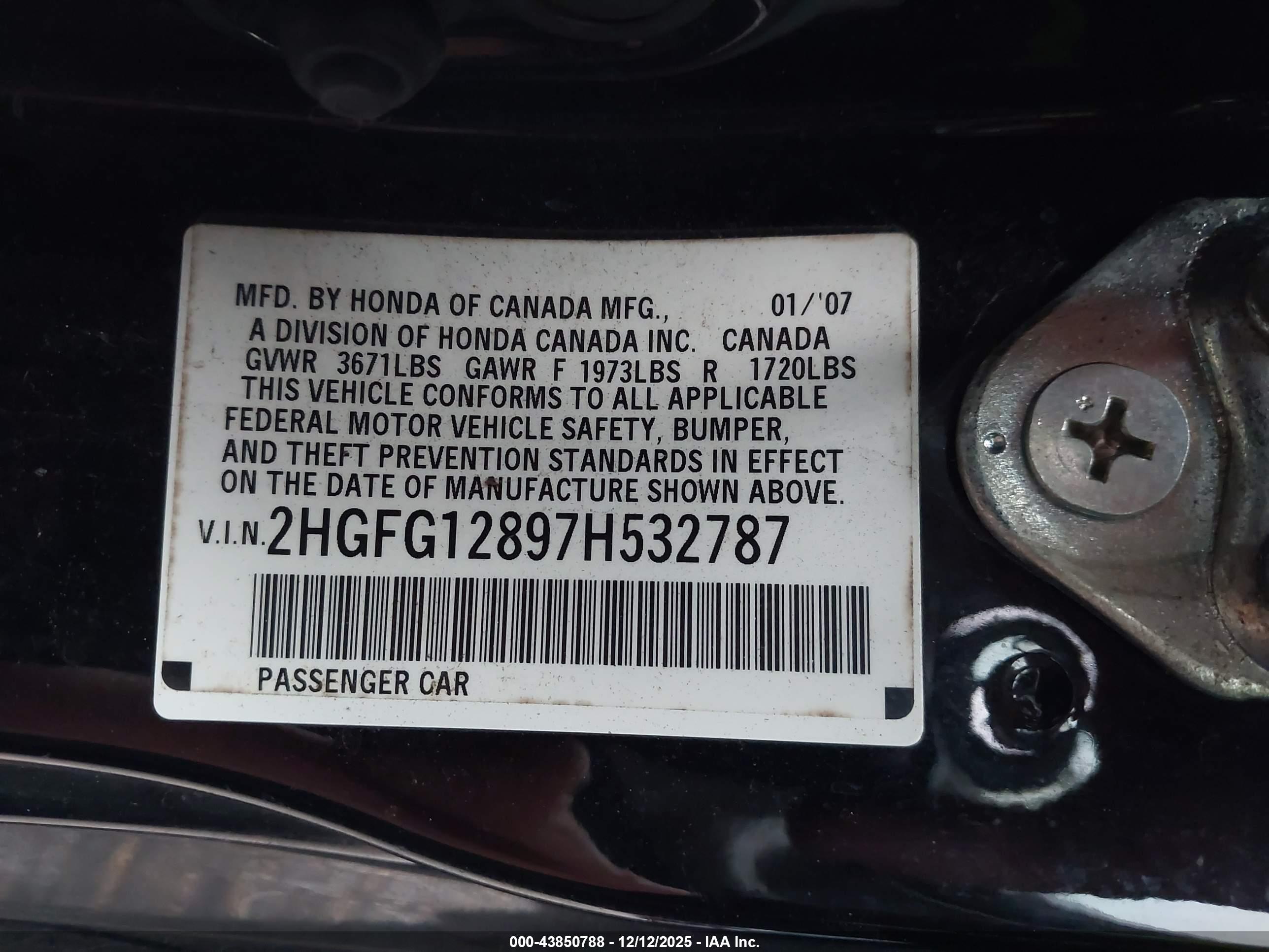 HONDA CIVIC image 9