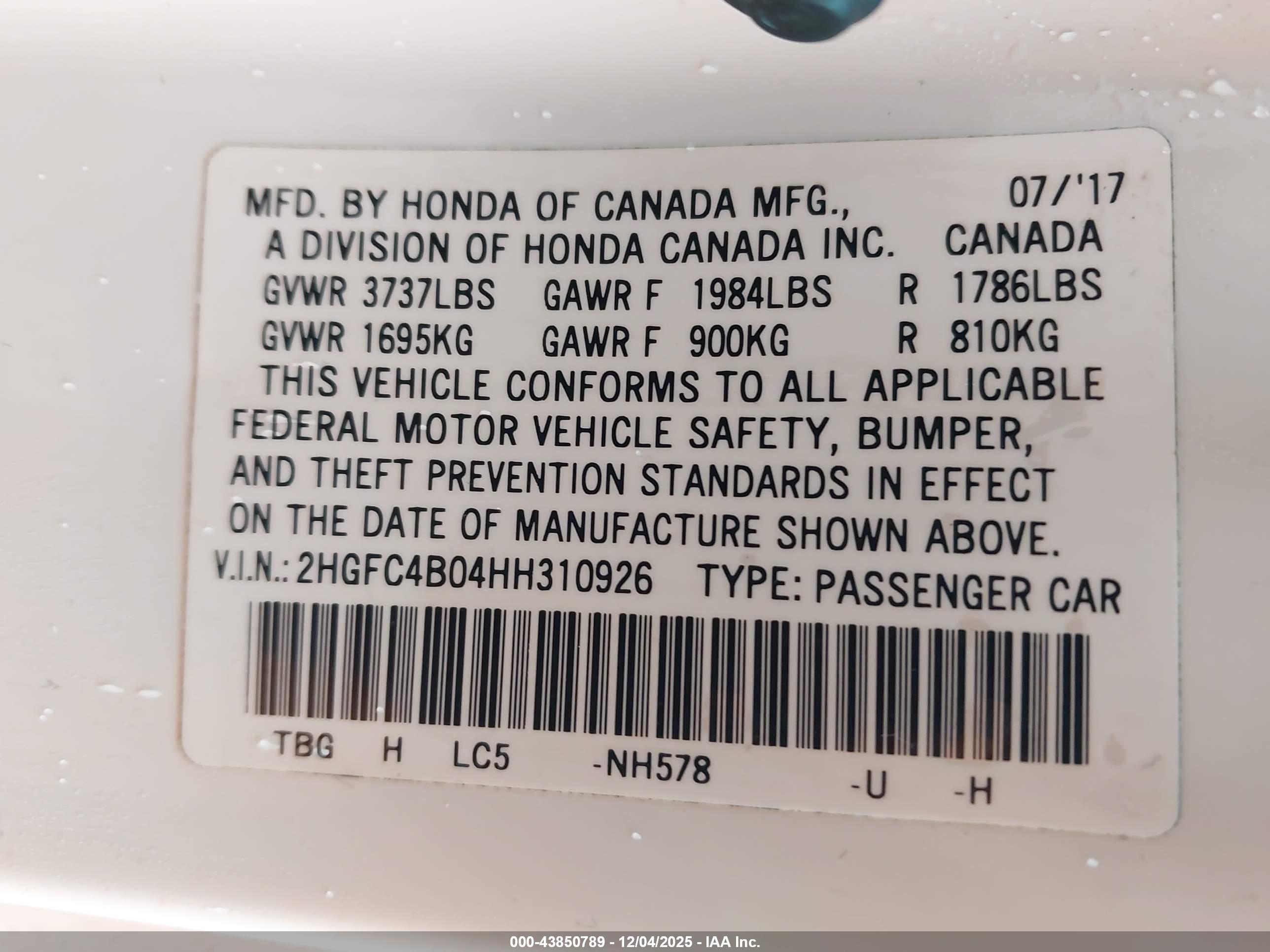 HONDA CIVIC image 9