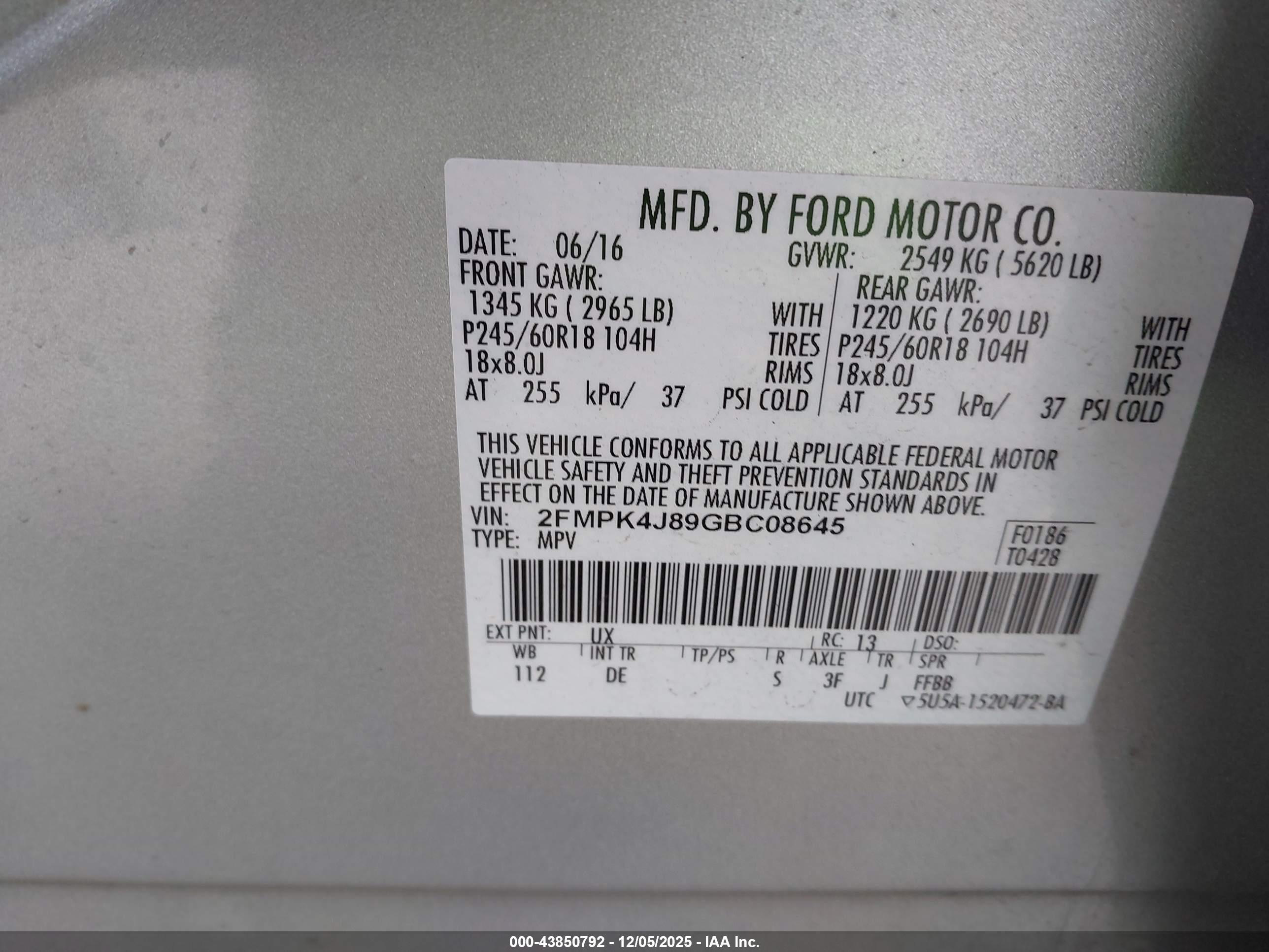 FORD EDGE image 9