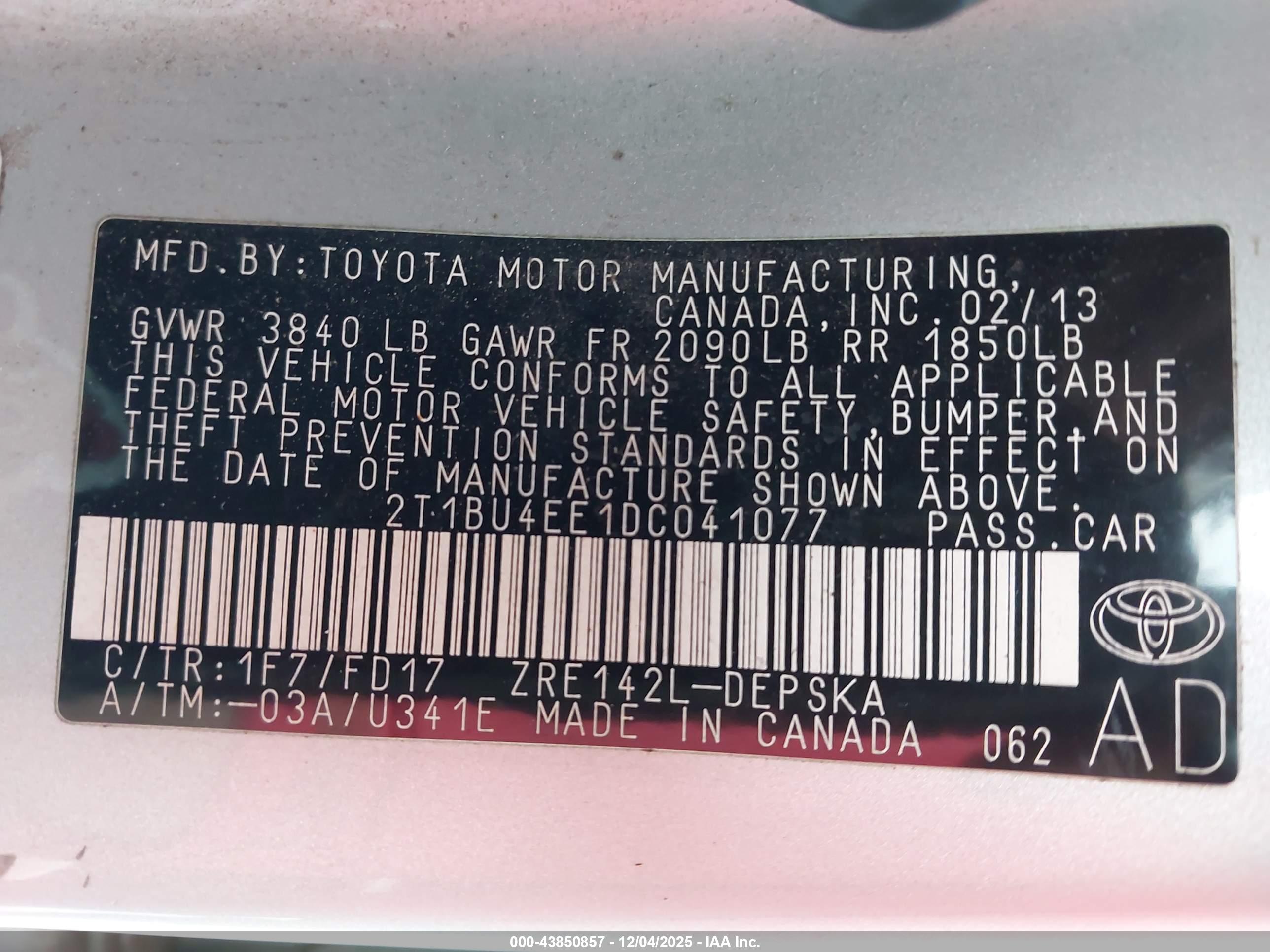 TOYOTA COROLLA image 9