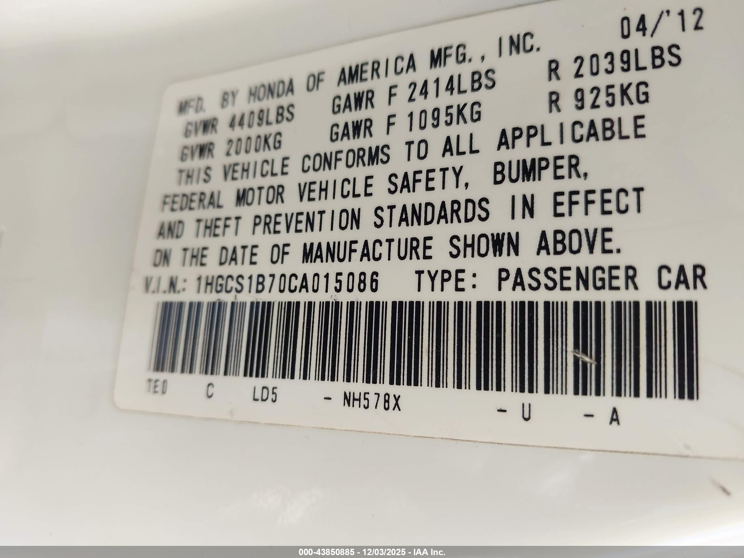 HONDA ACCORD image 9