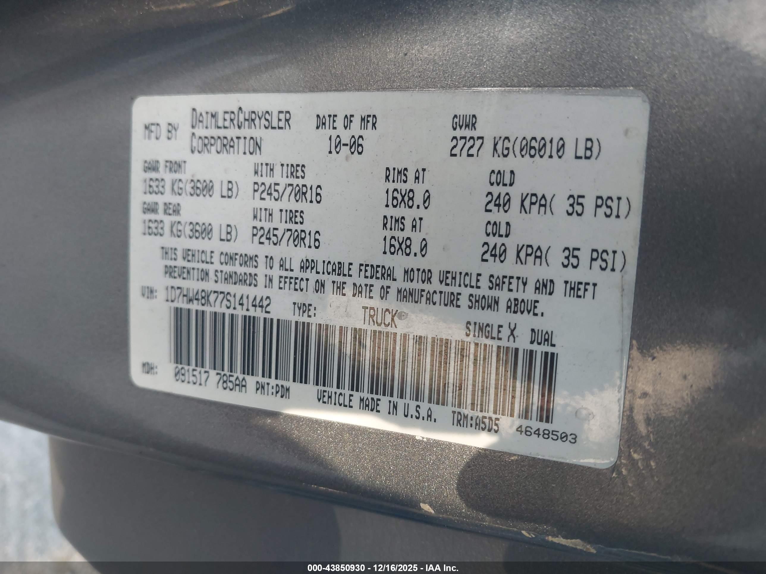 DODGE DAKOTA image 9