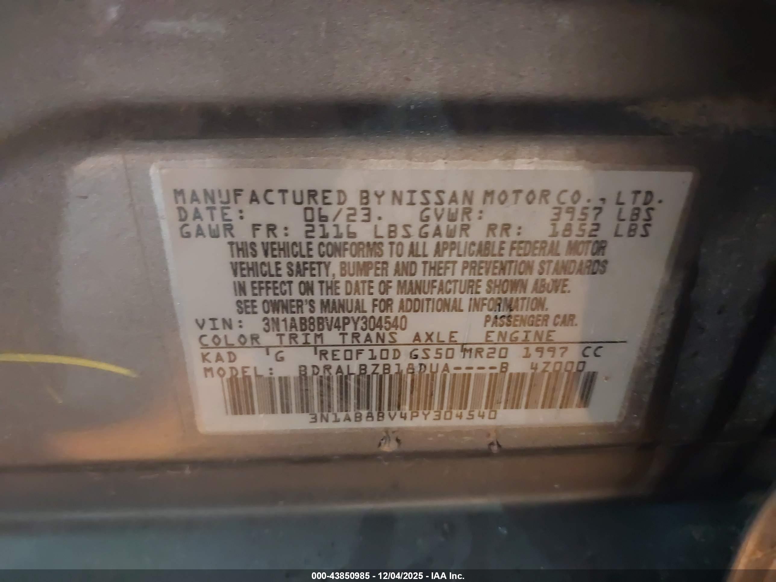 NISSAN SENTRA image 9