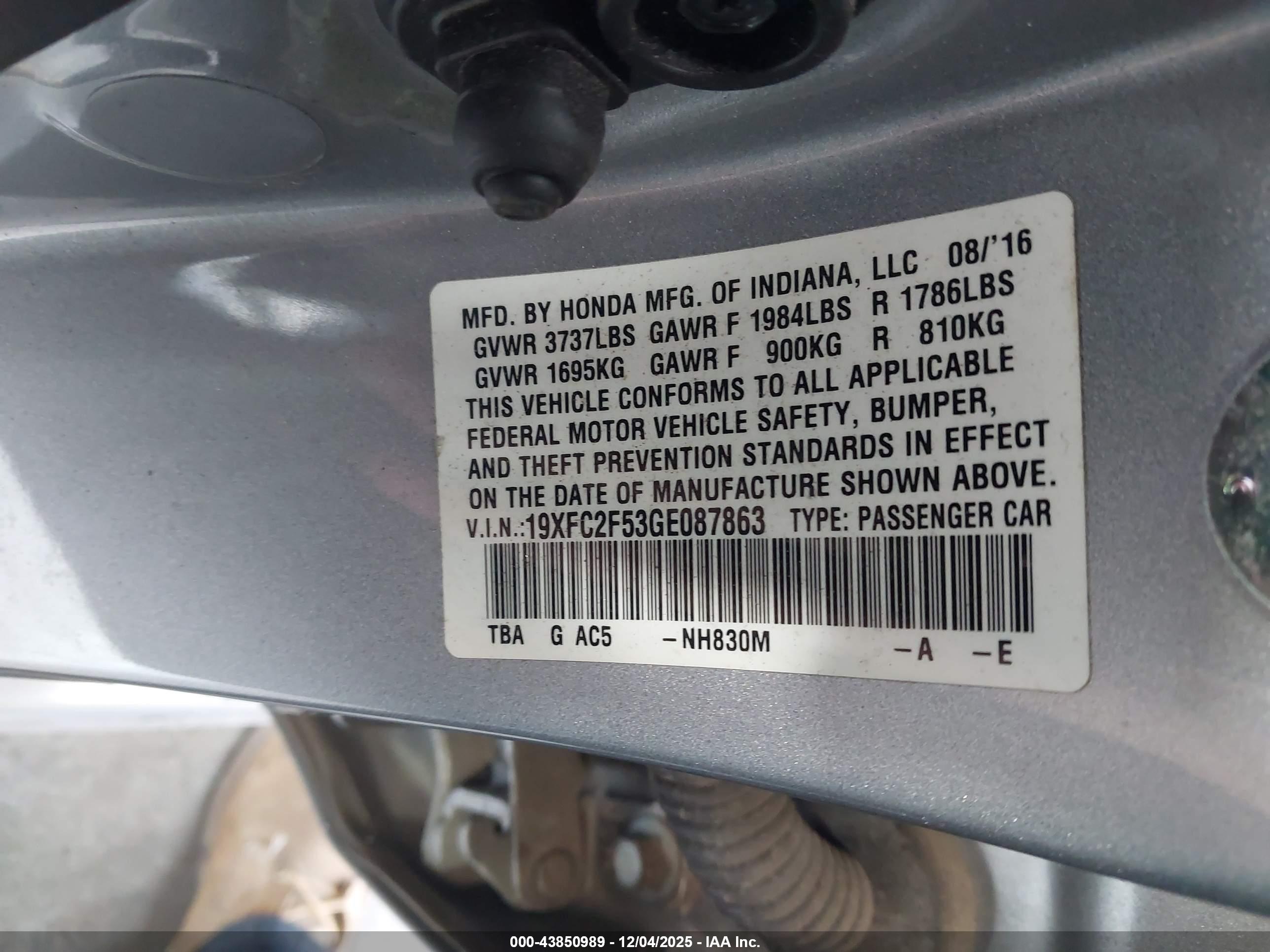 HONDA CIVIC image 9