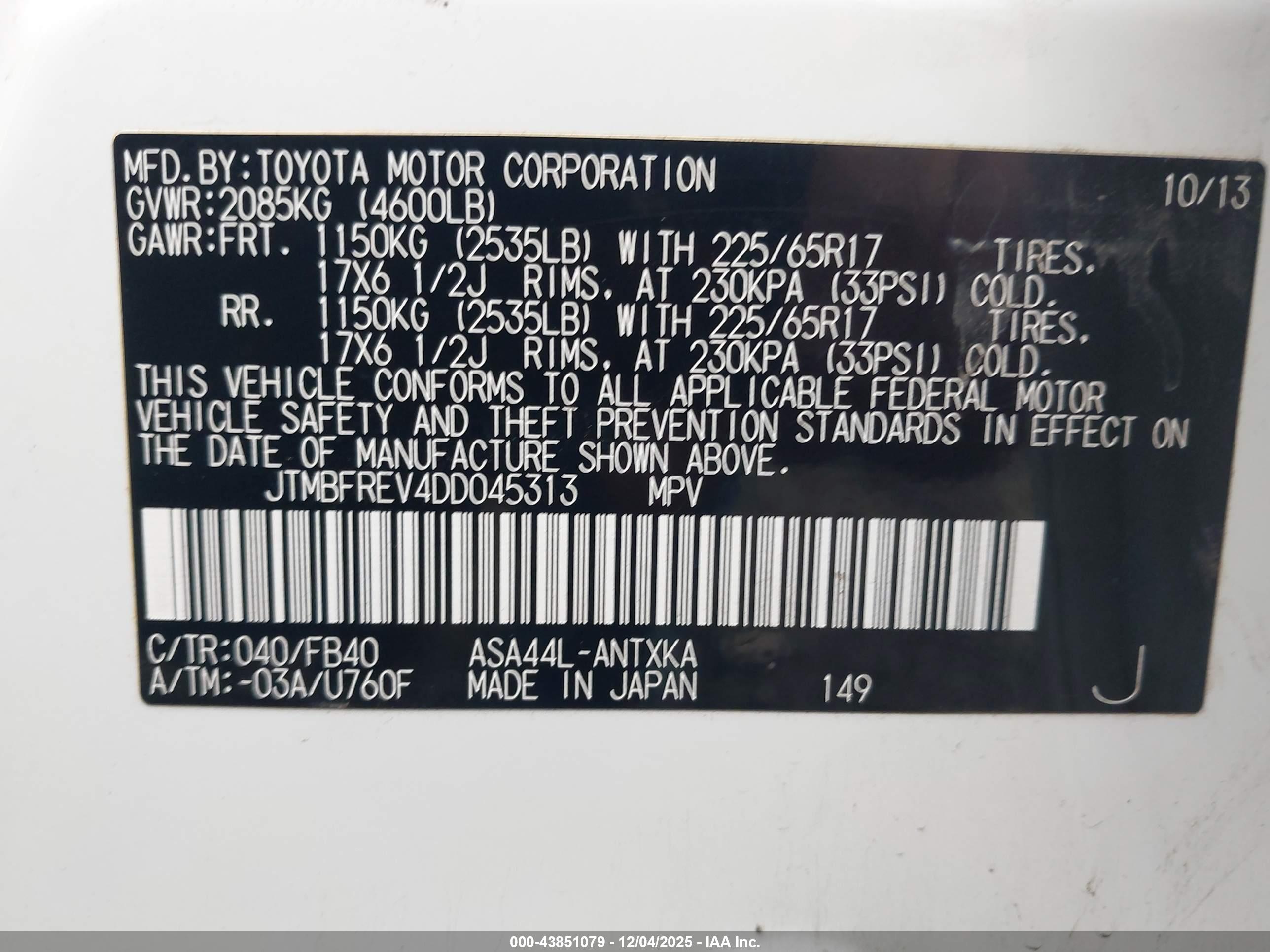 TOYOTA RAV4 image 9