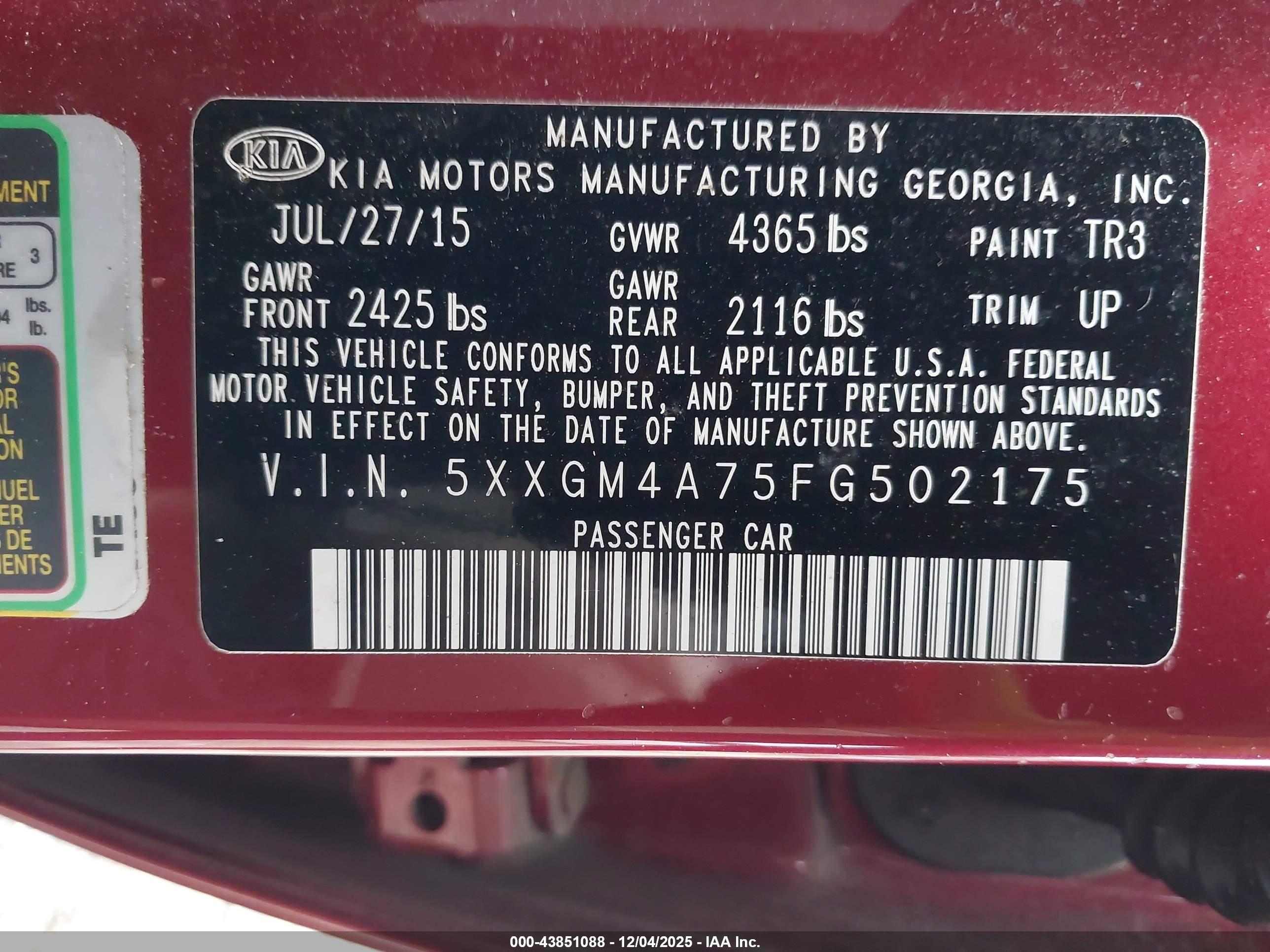 KIA OPTIMA image 9
