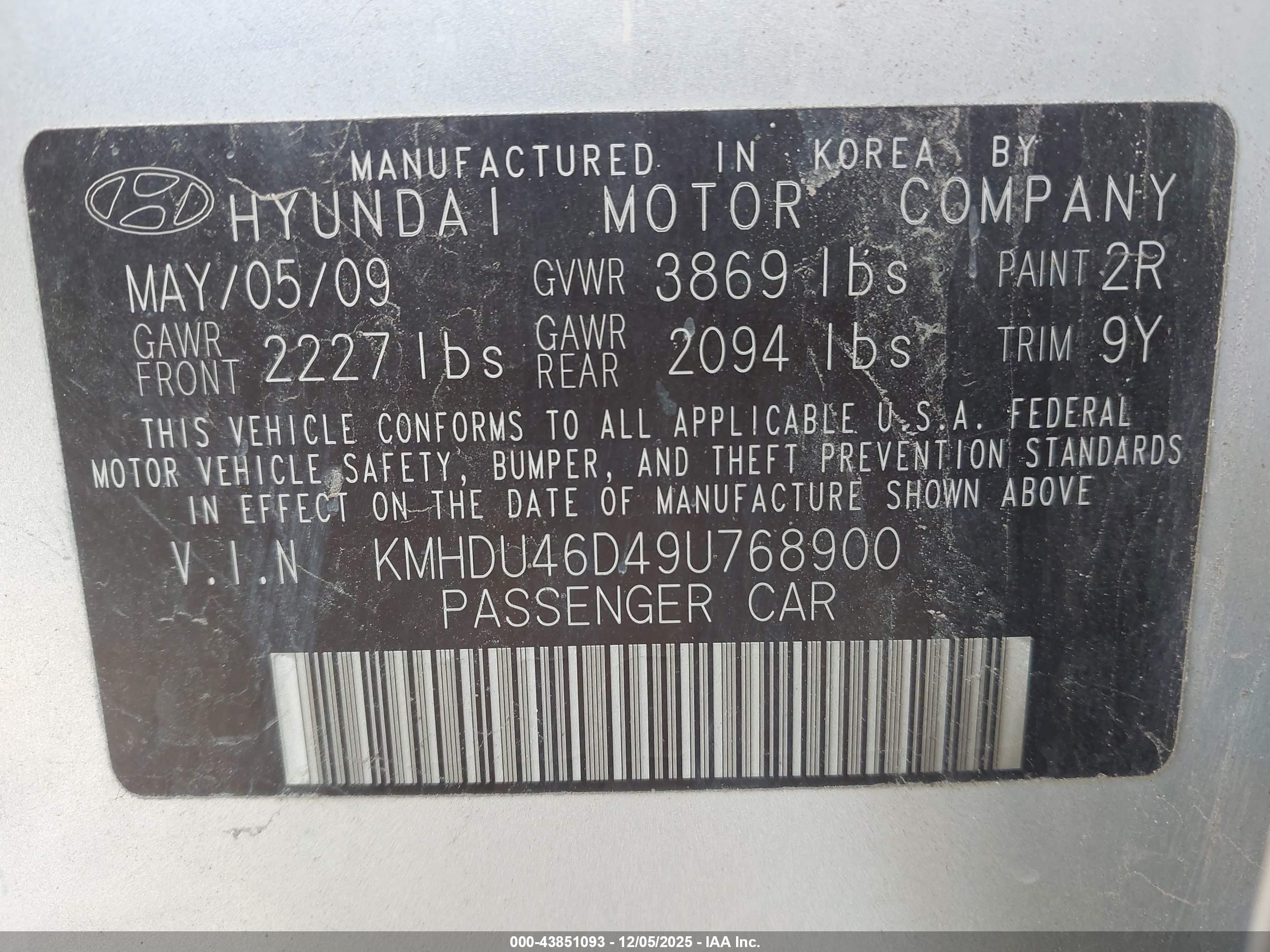 HYUNDAI ELANTRA image 9