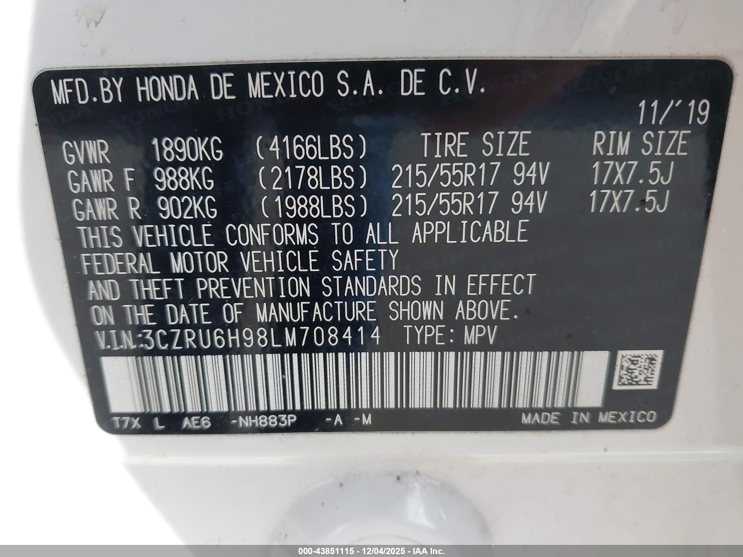 HONDA HR-V image 9