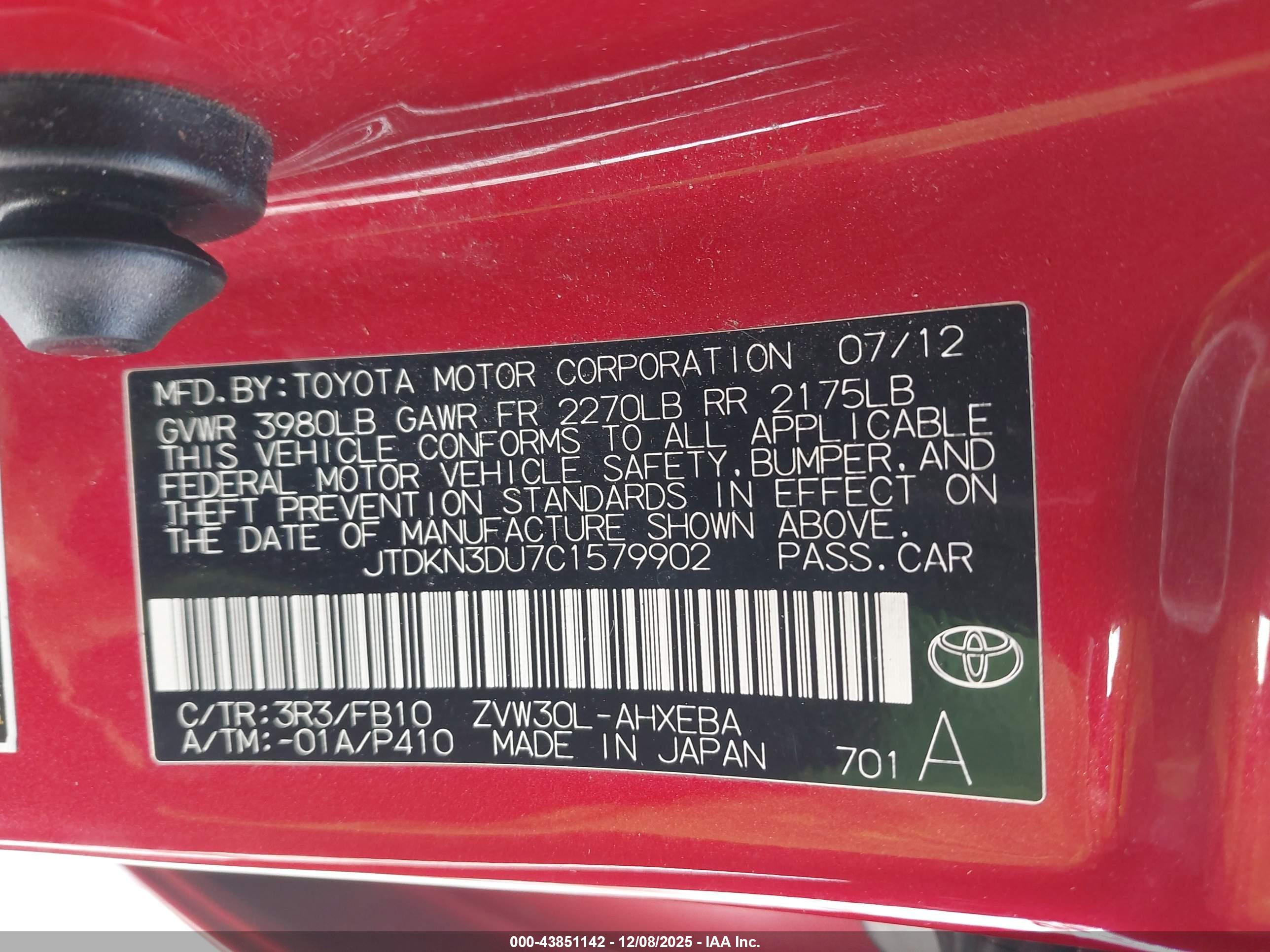 TOYOTA PRIUS image 9