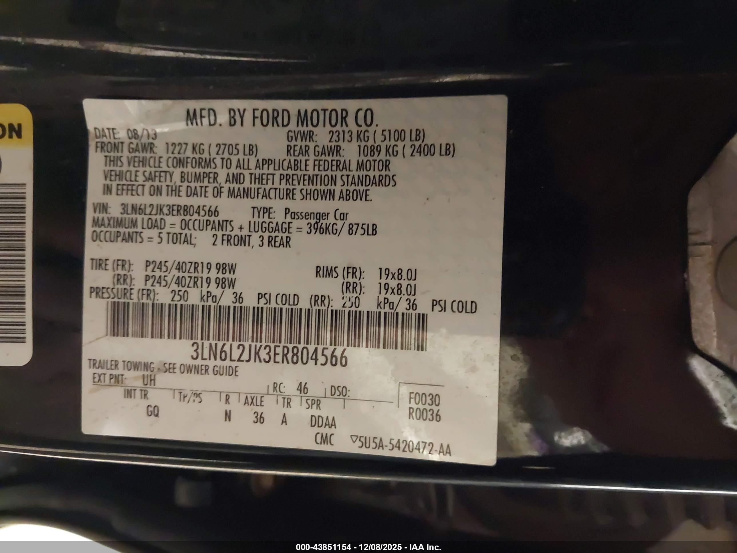 LINCOLN MKZ image 9
