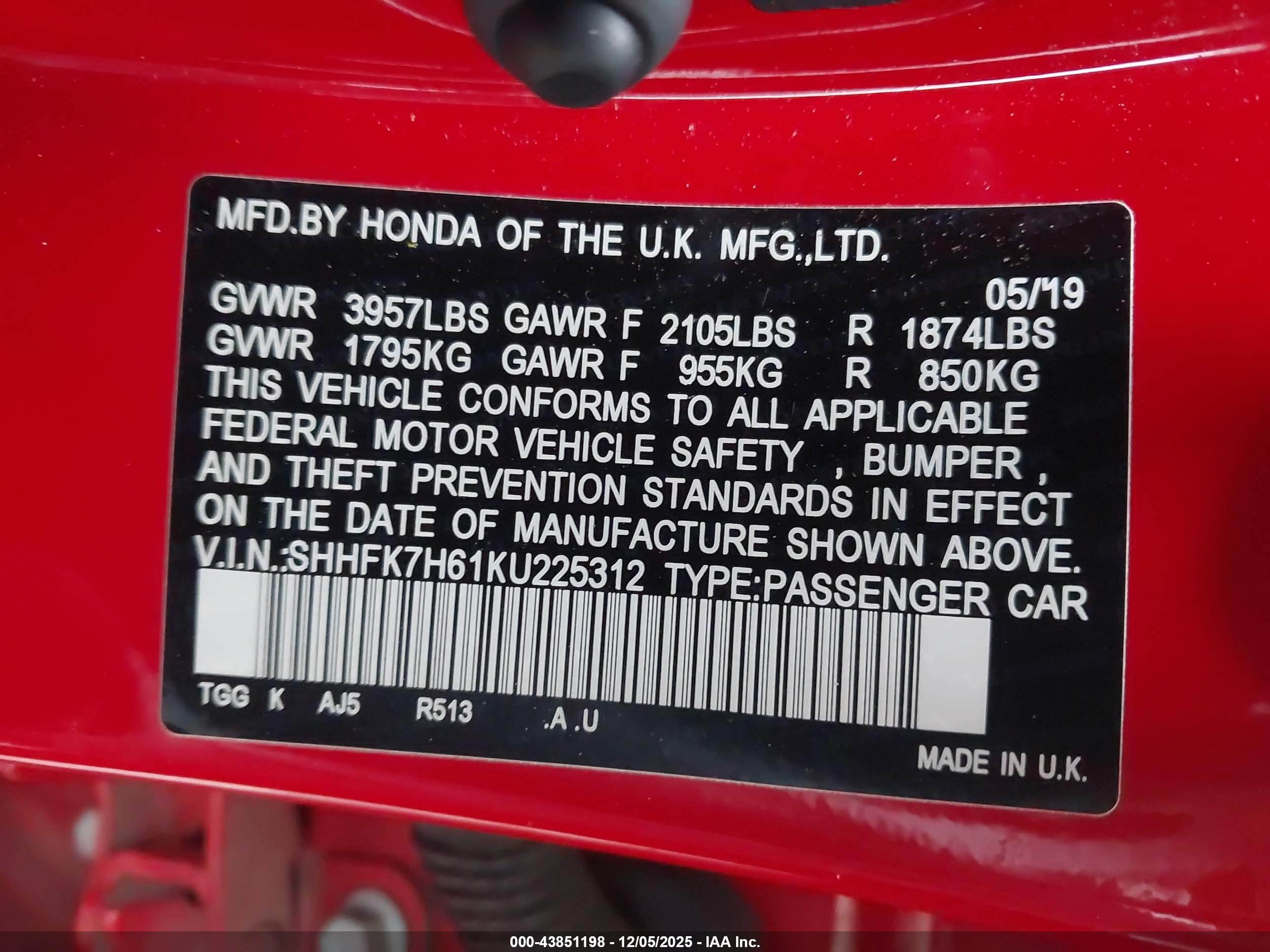 HONDA CIVIC image 9