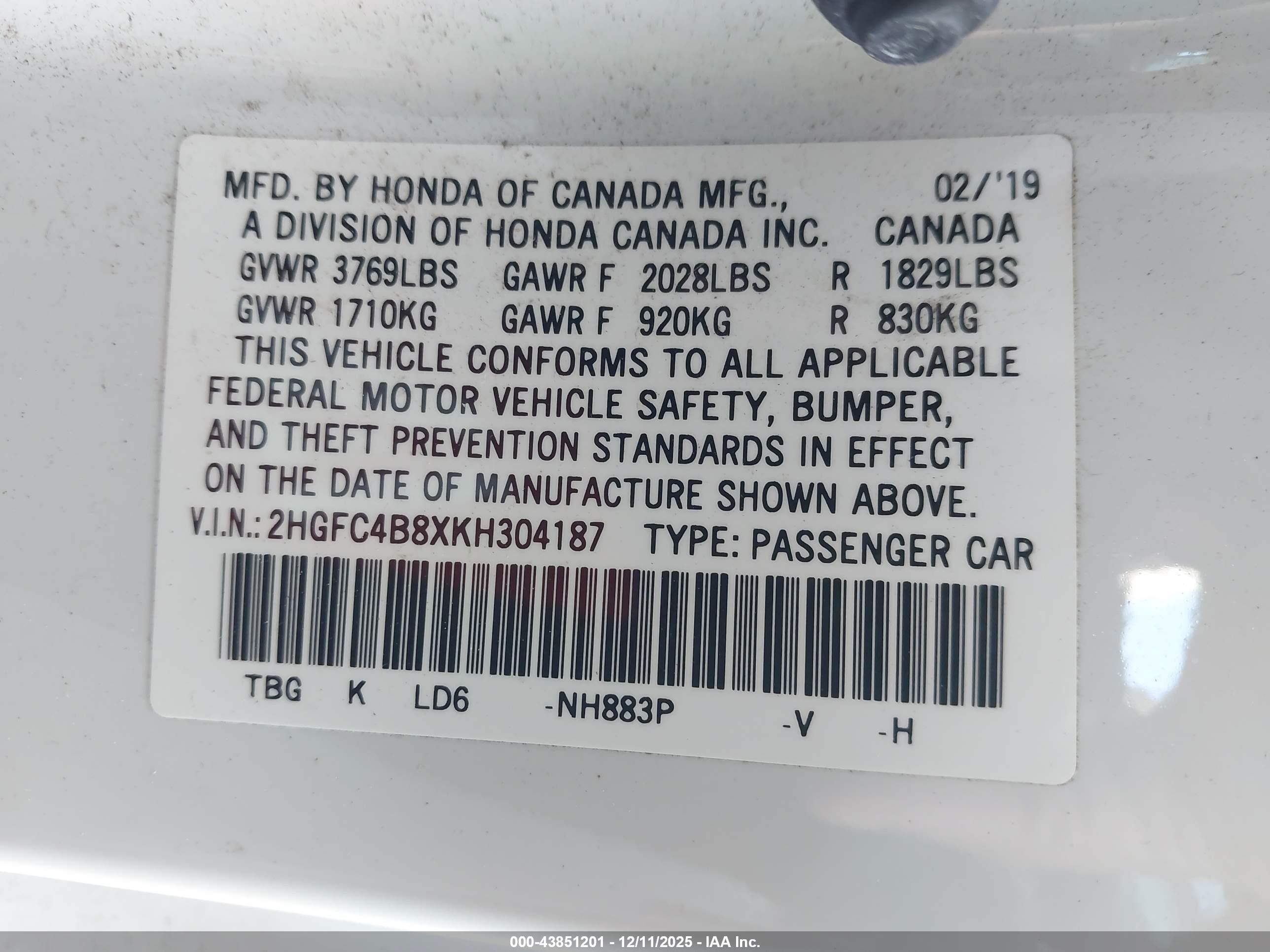 HONDA CIVIC image 9