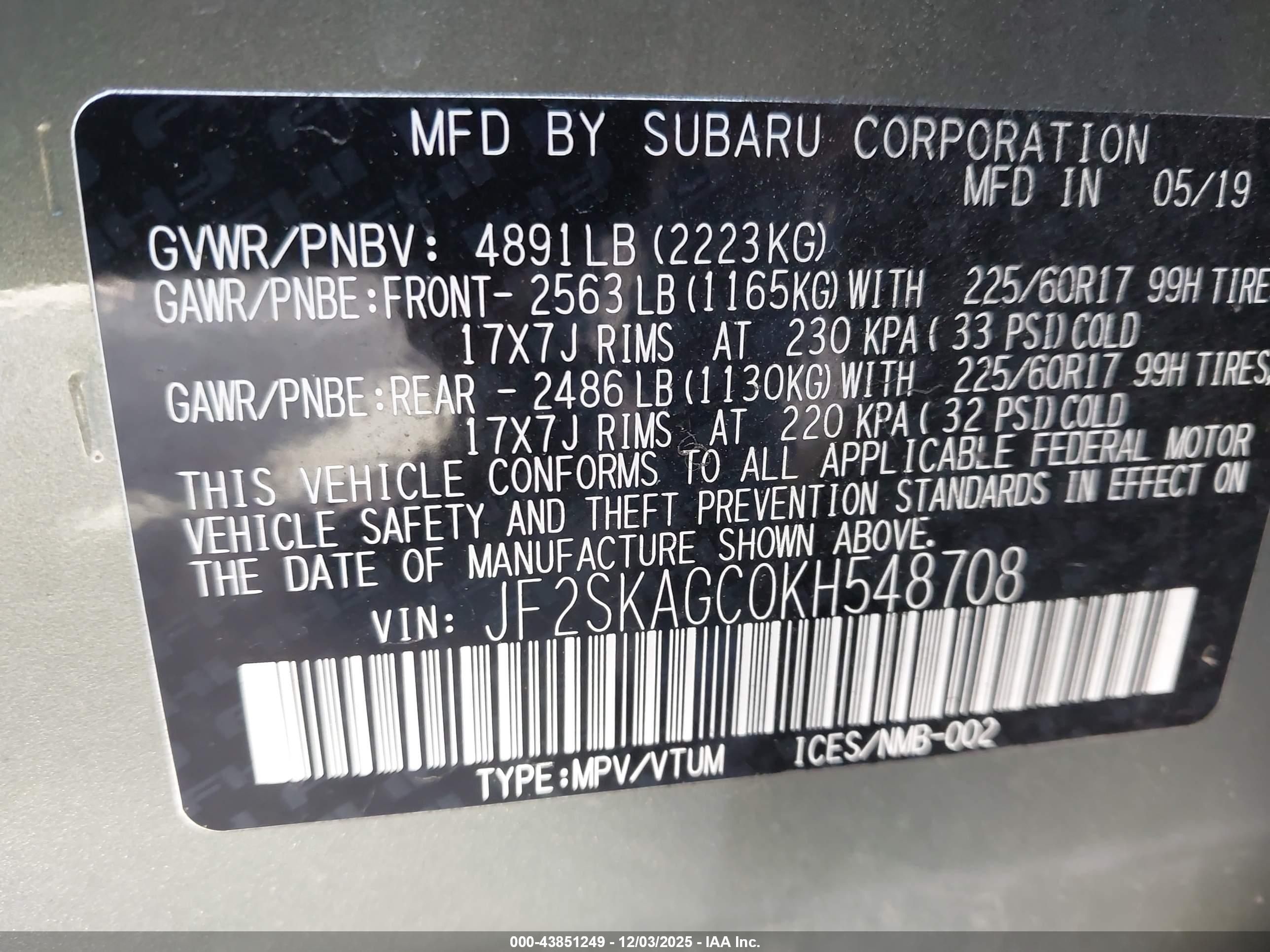 SUBARU FORESTER image 9