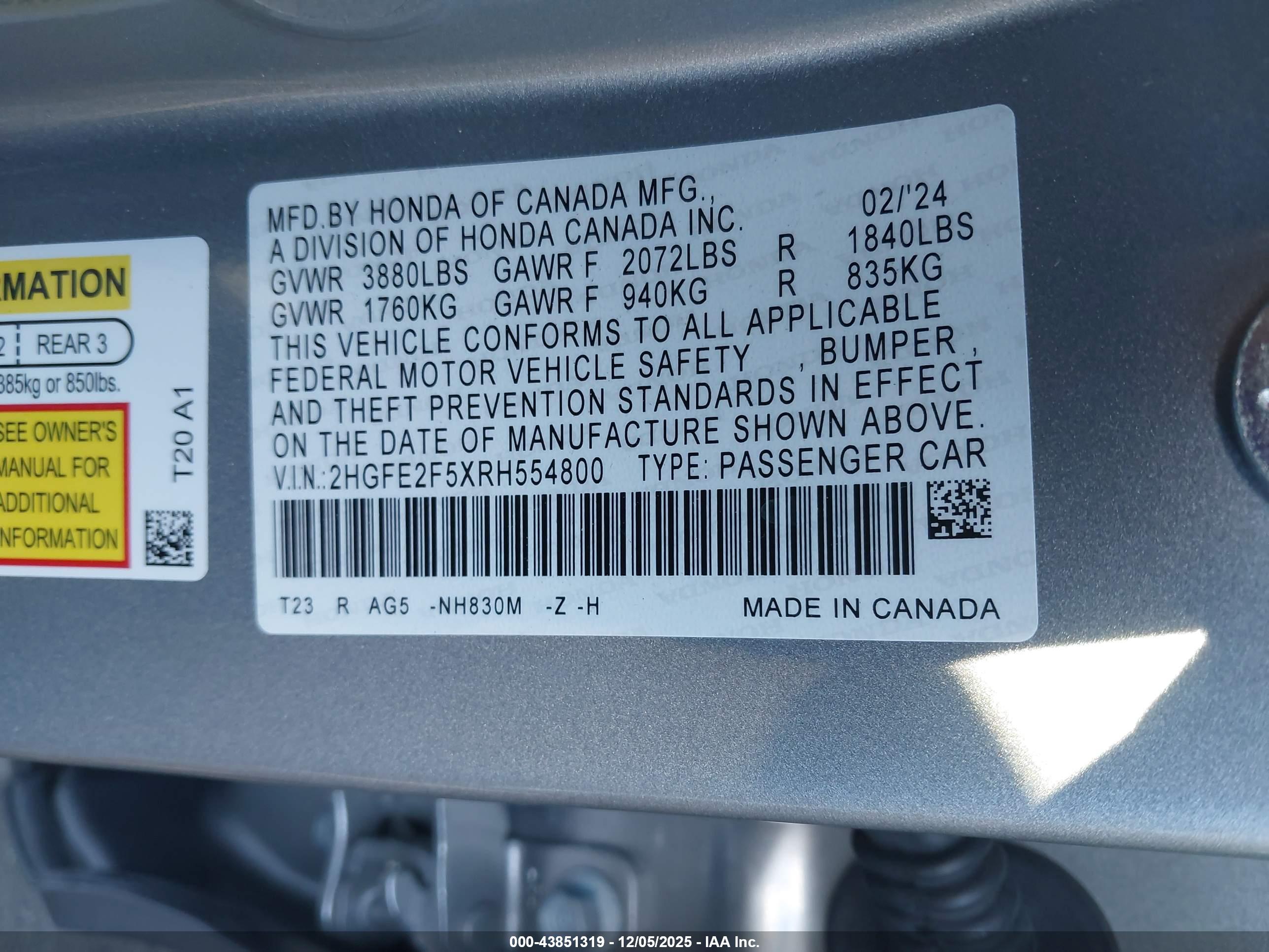 HONDA CIVIC image 9