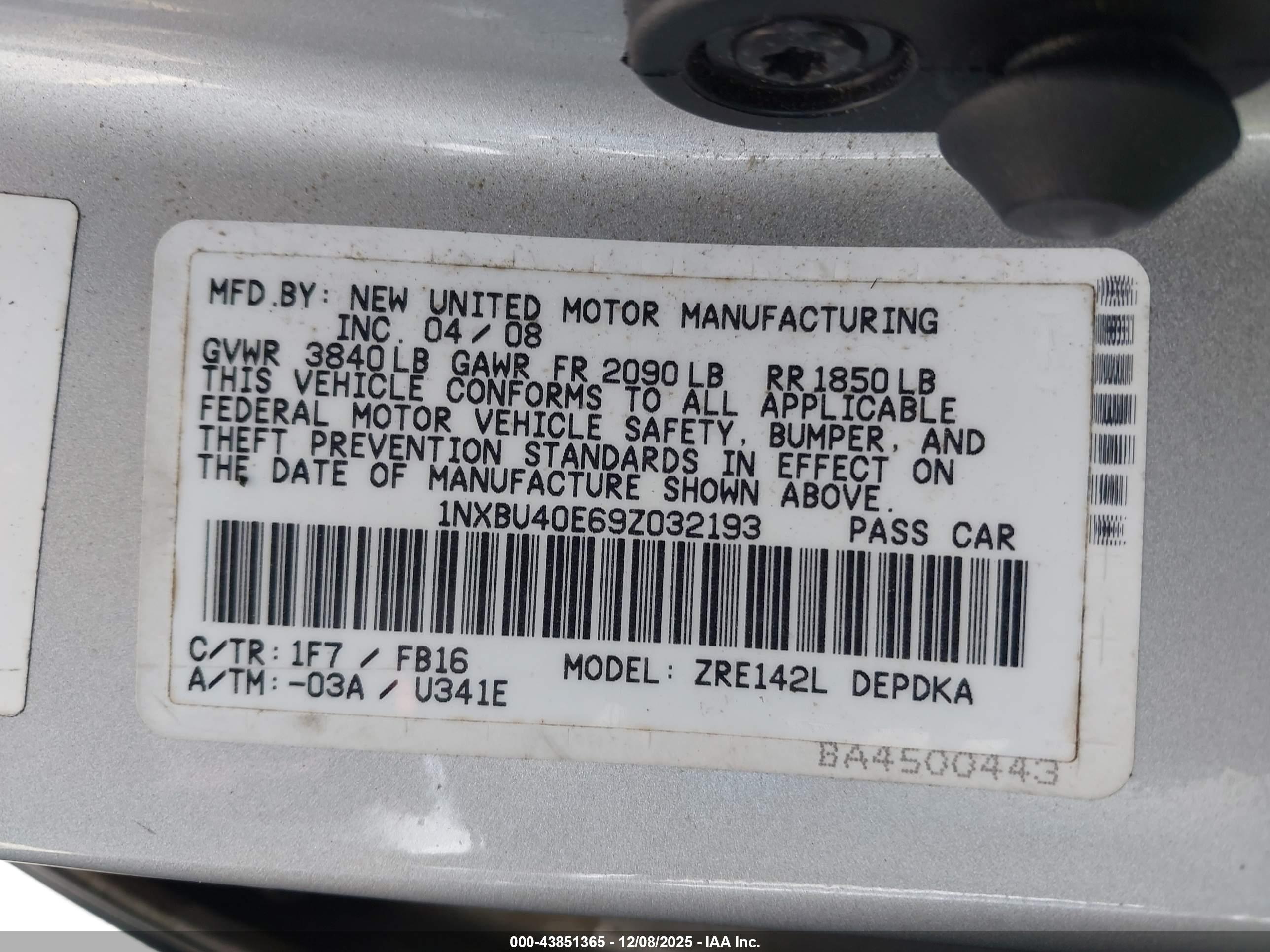 TOYOTA COROLLA image 9