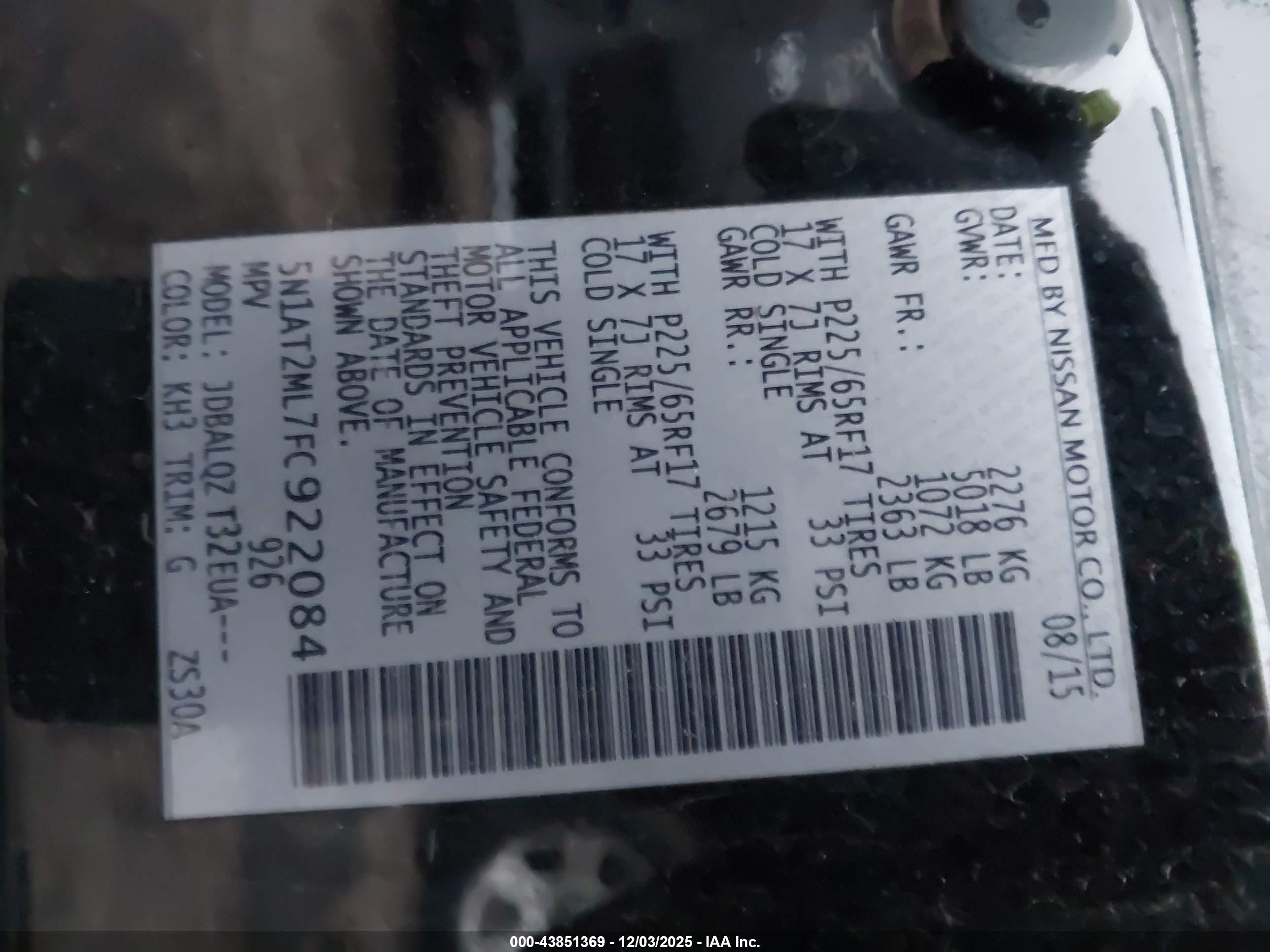 NISSAN ROGUE image 9