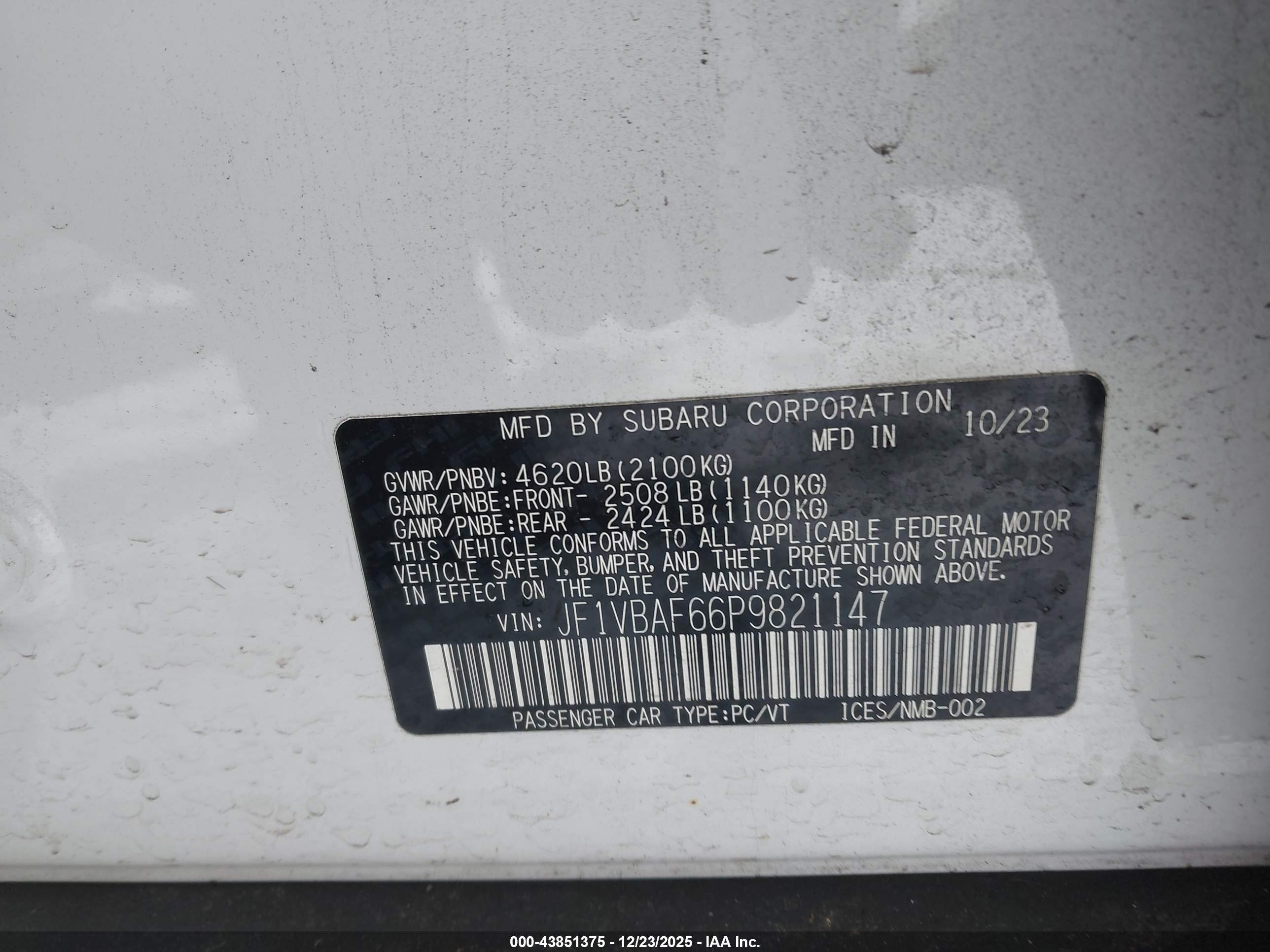 SUBARU WRX image 9