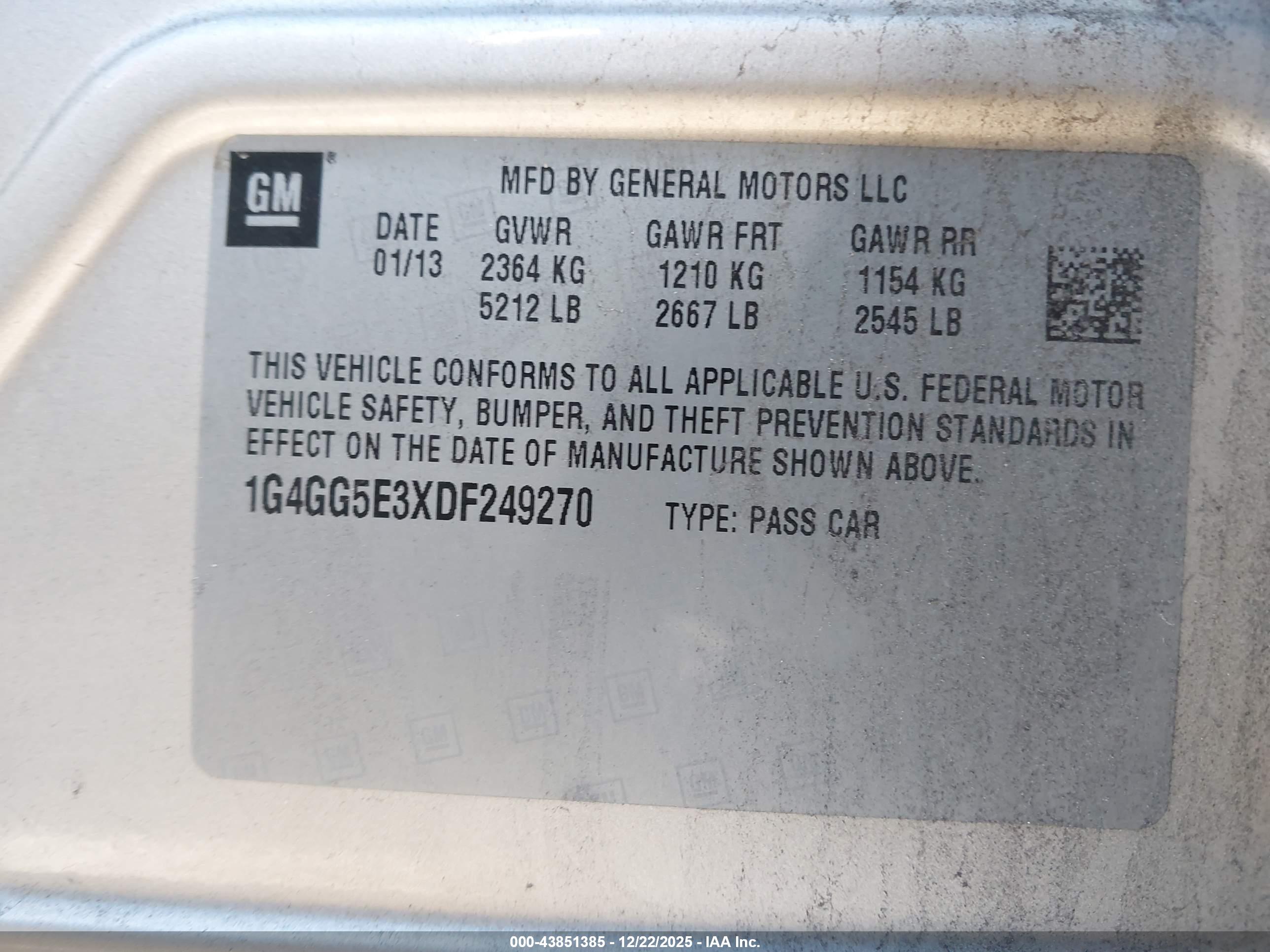 BUICK LACROSSE image 9