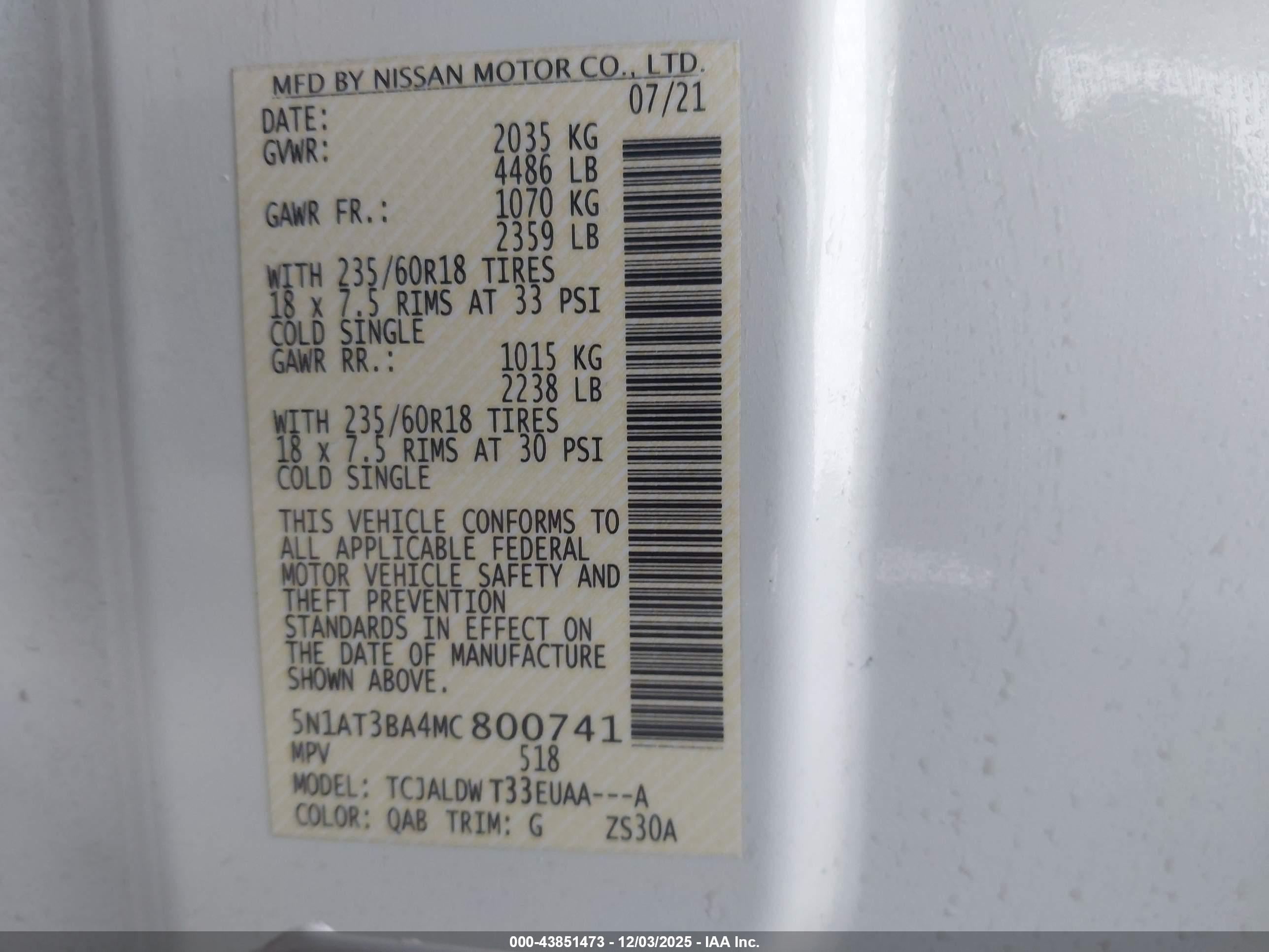 NISSAN ROGUE image 9