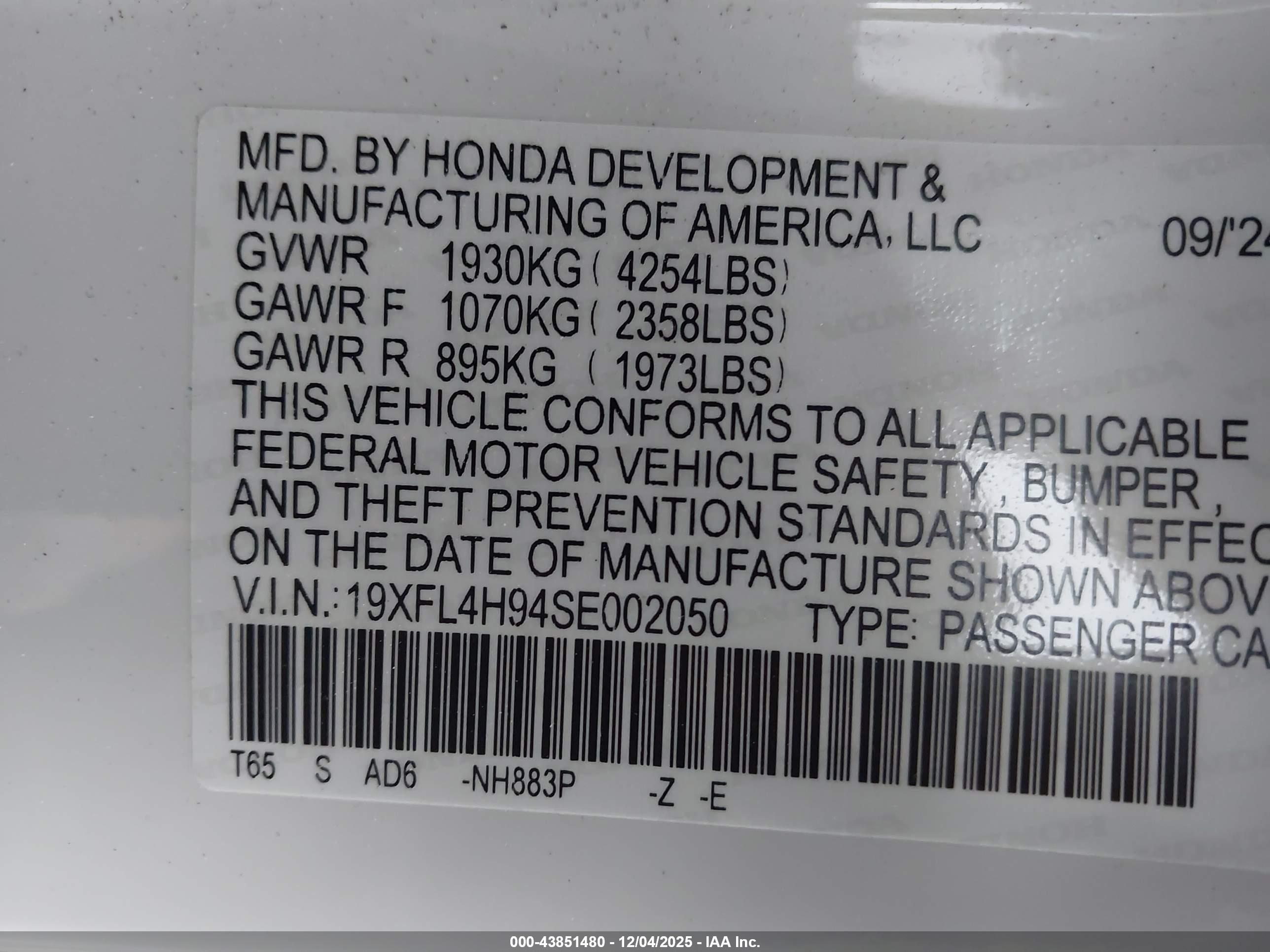 HONDA CIVIC image 9