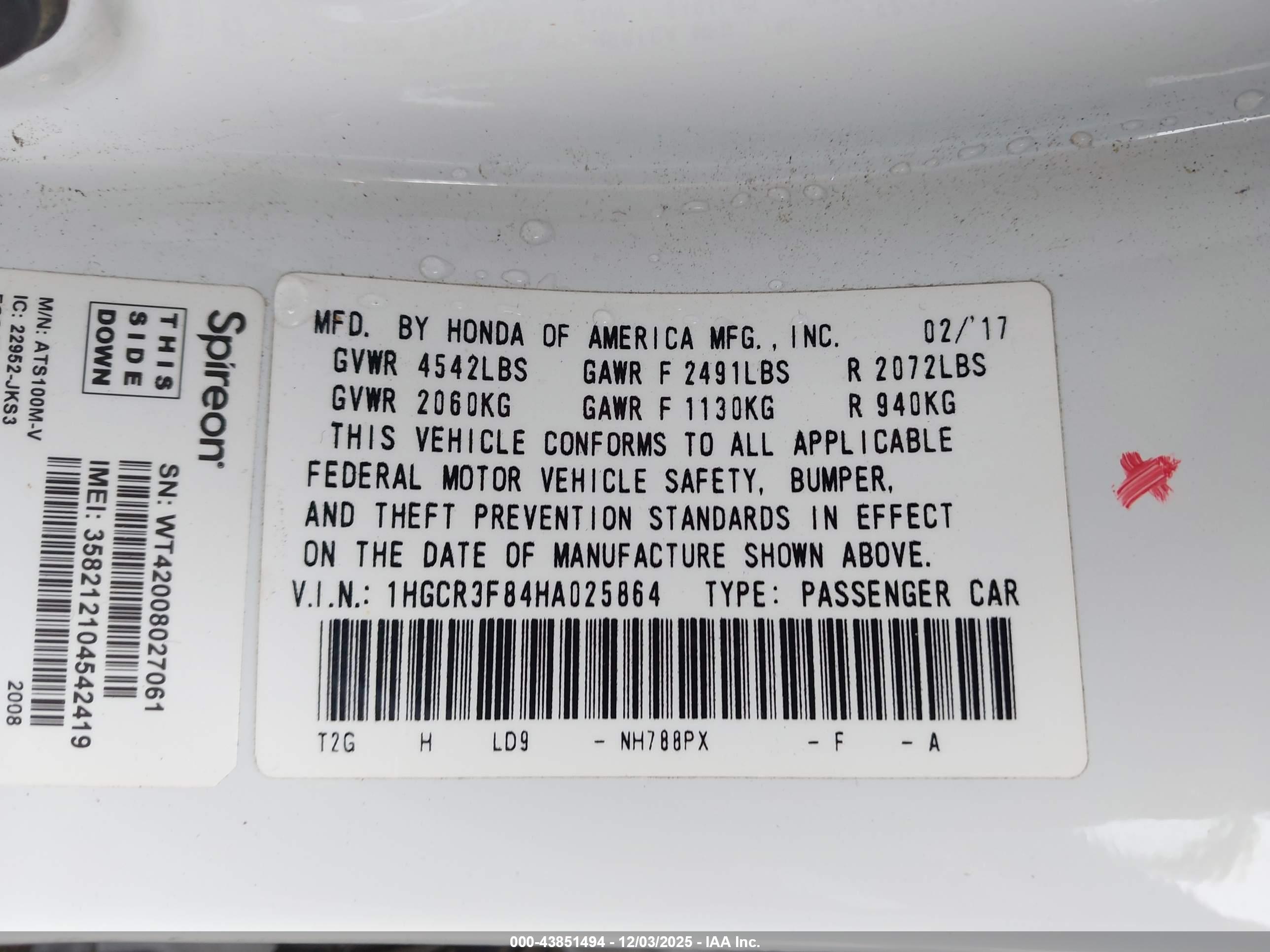 HONDA ACCORD image 9
