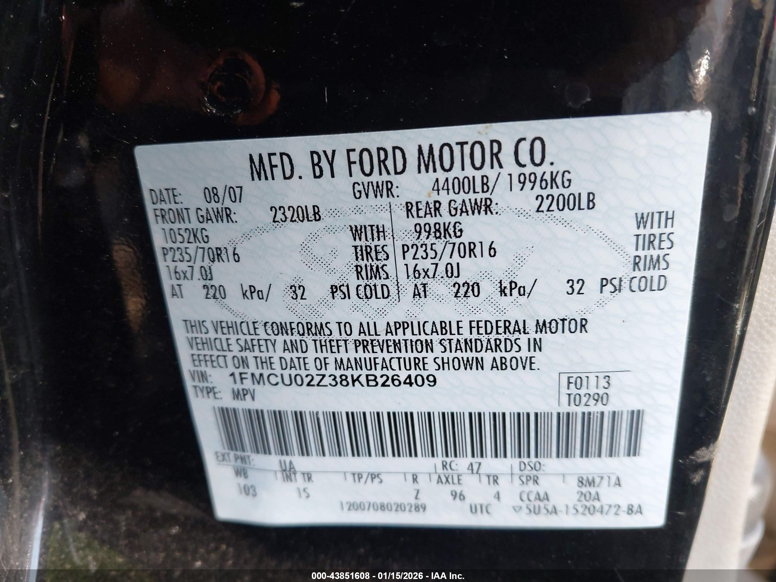 FORD ESCAPE image 9