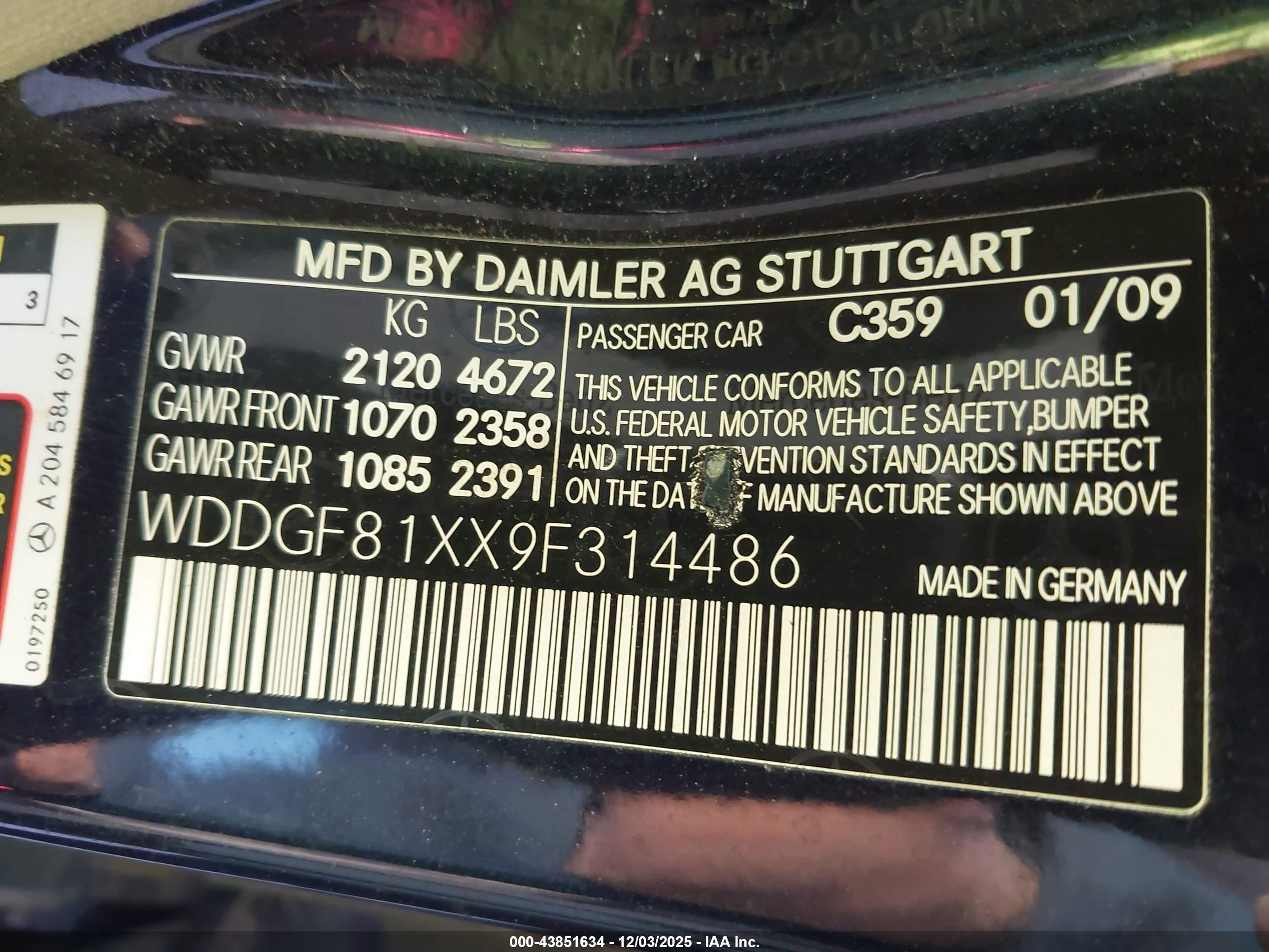 MERCEDES-BENZ C image 9