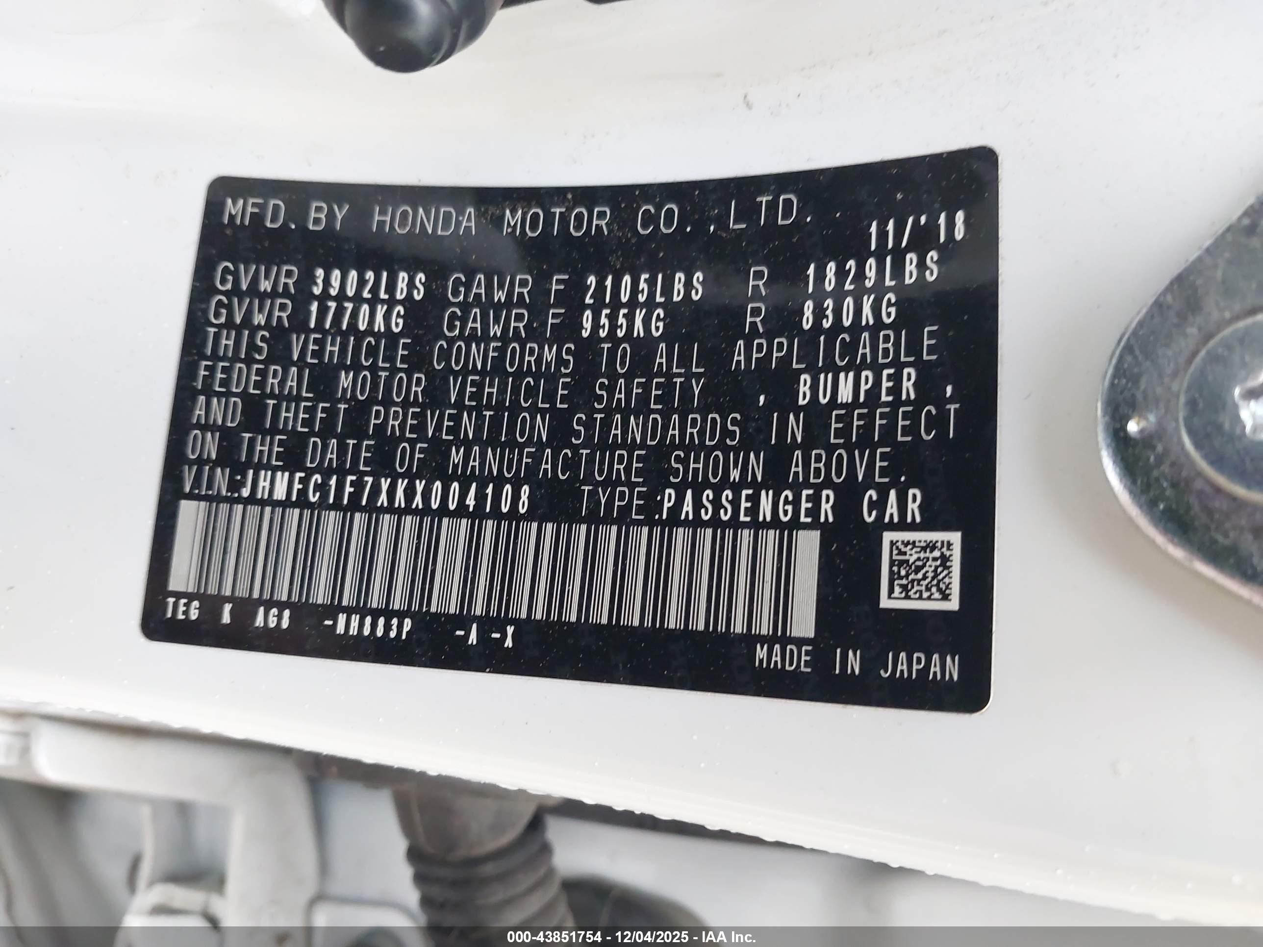 HONDA CIVIC image 9
