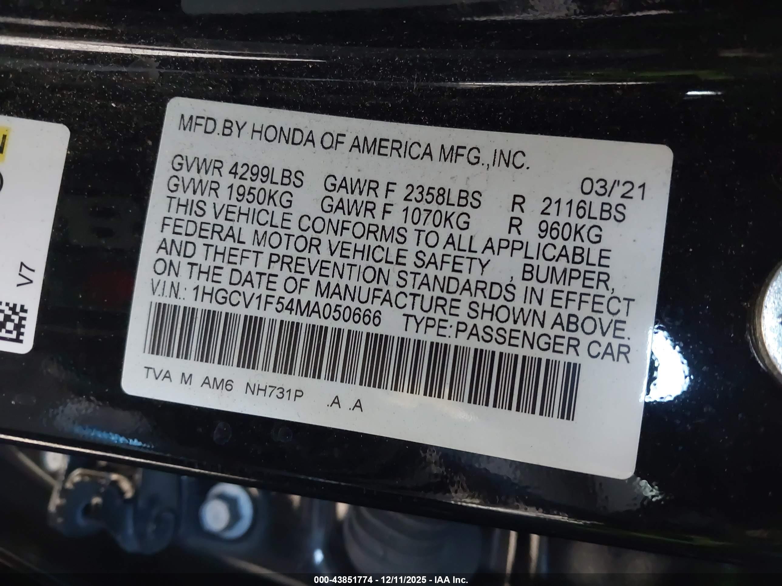 HONDA ACCORD image 9