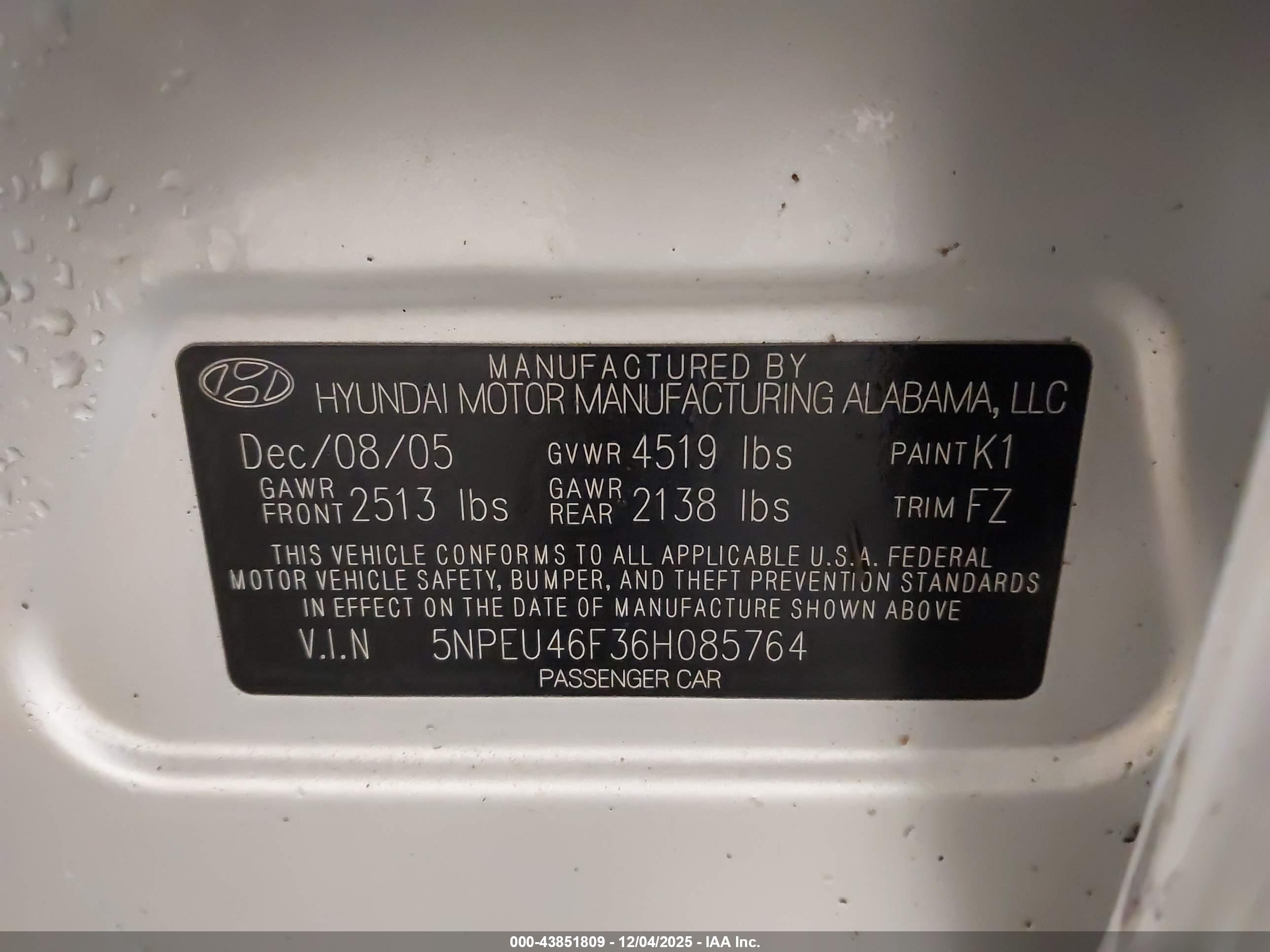 HYUNDAI SONATA image 9