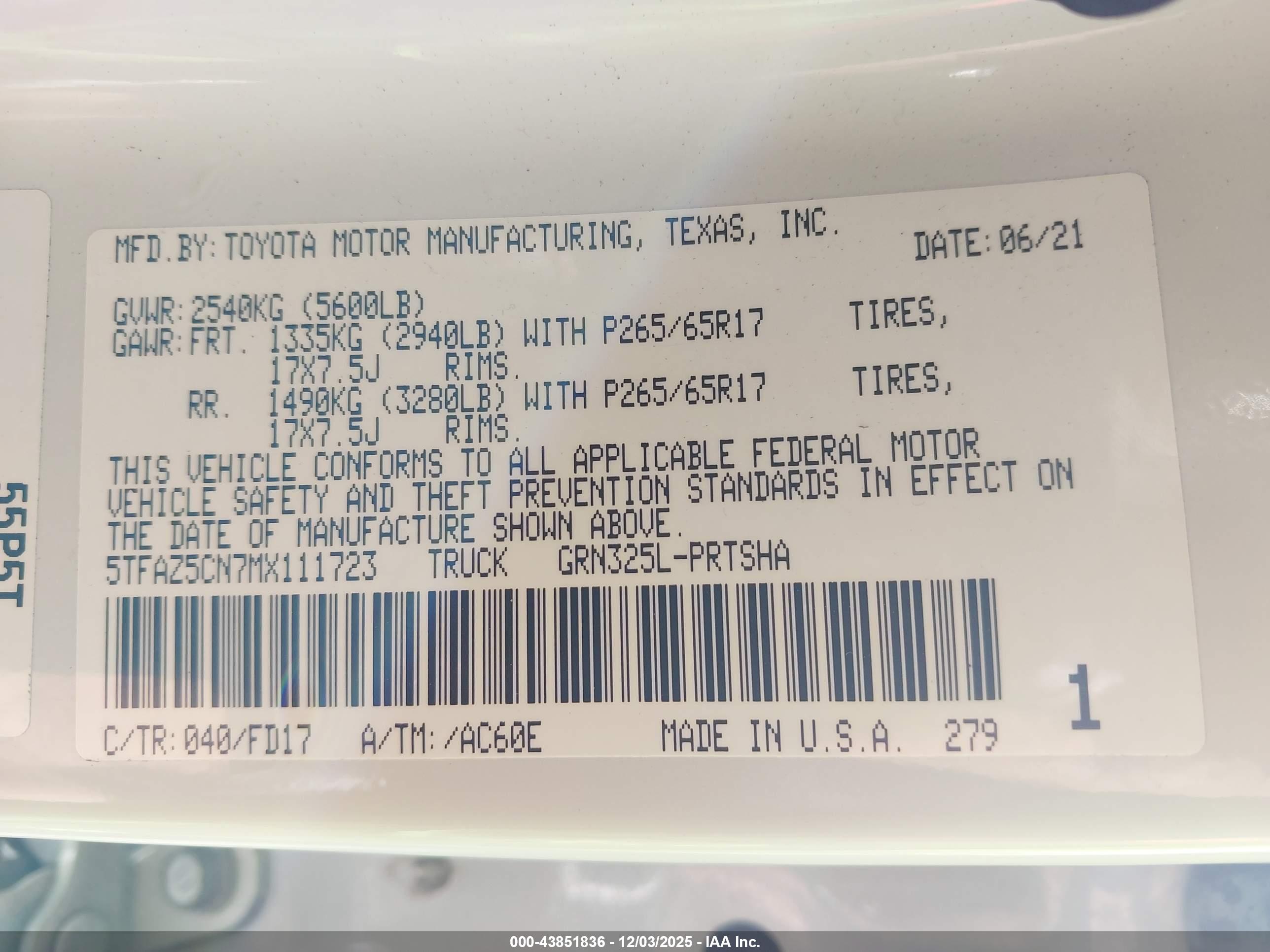TOYOTA TACOMA image 9