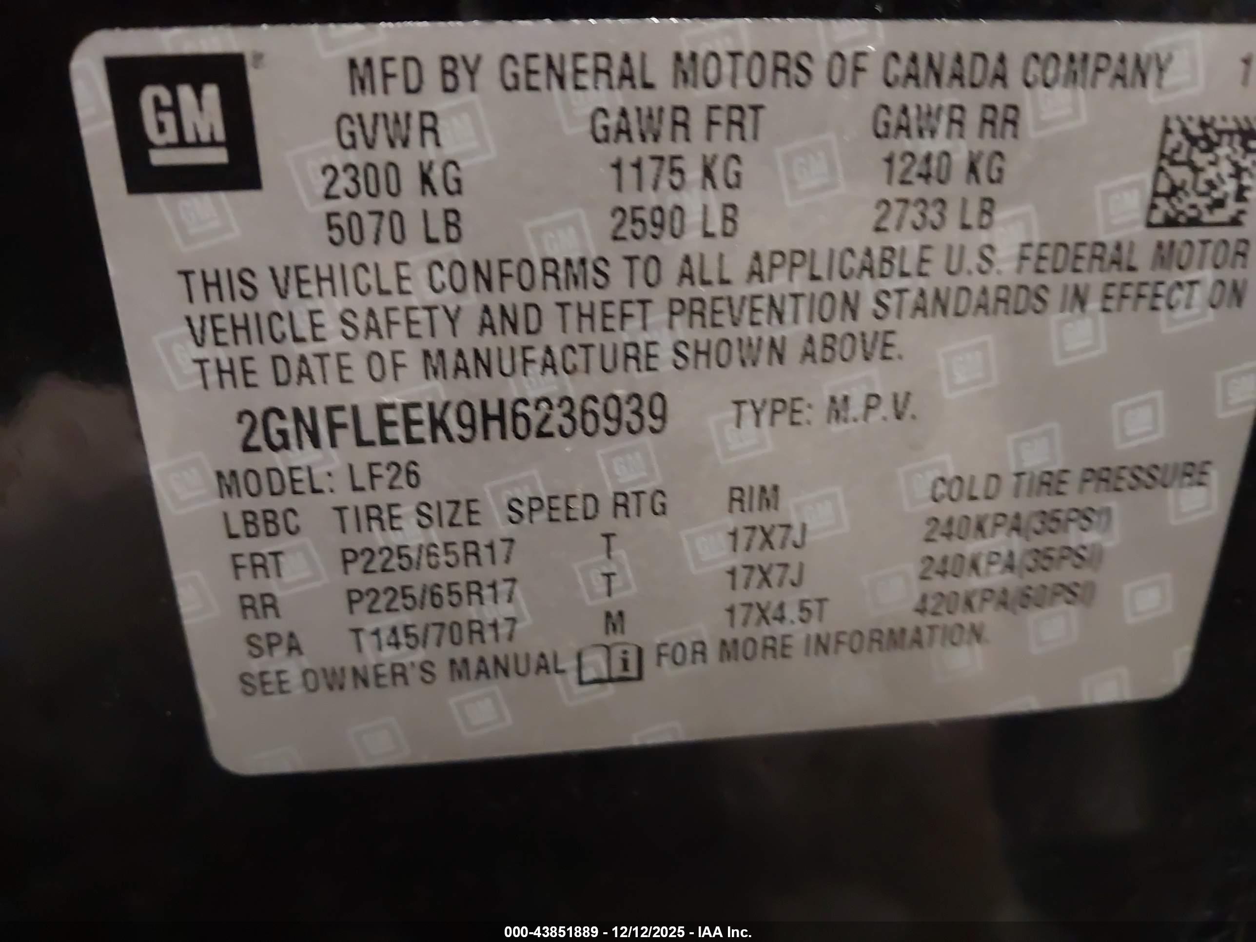 CHEVROLET EQUINOX image 9