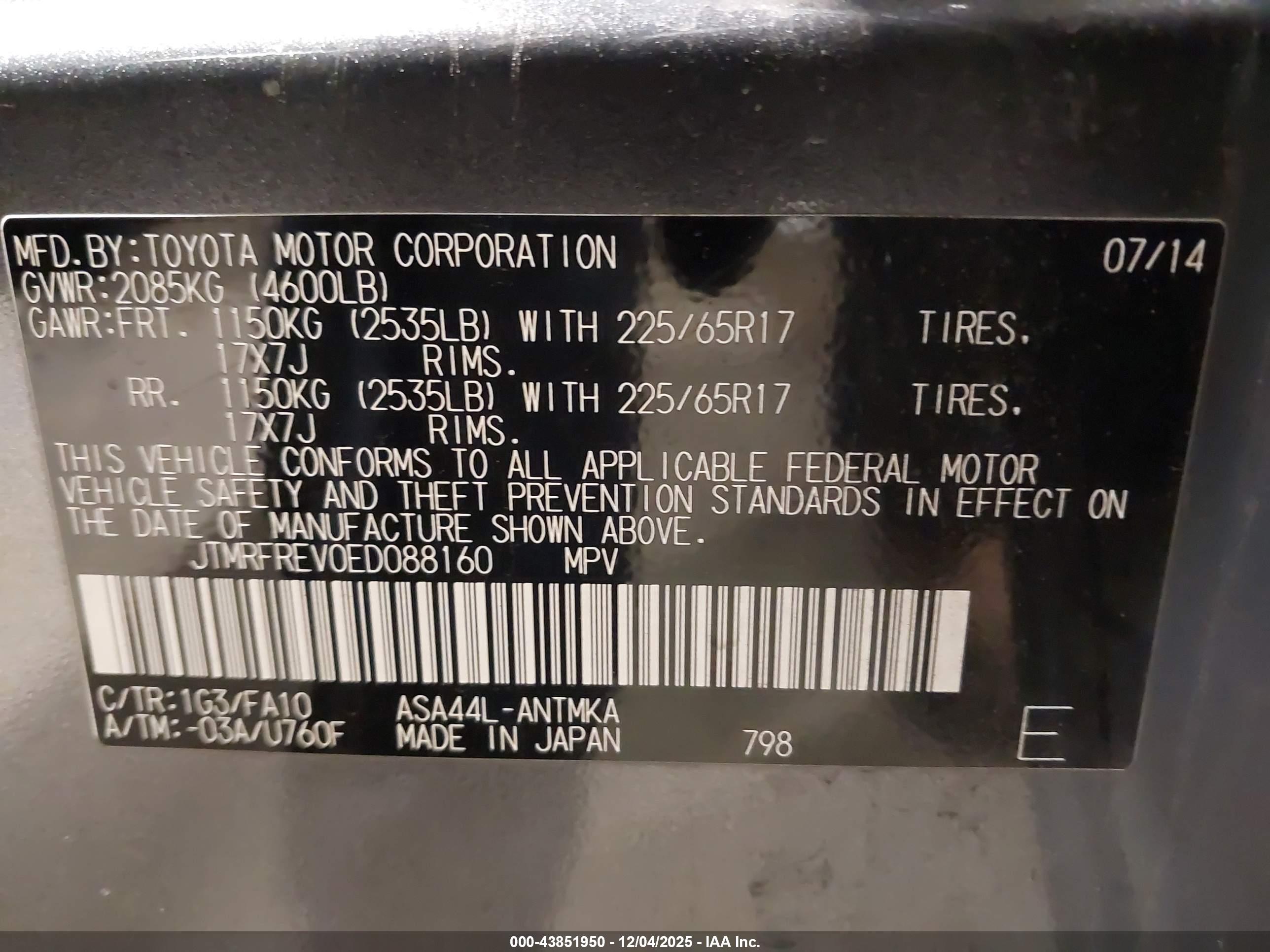 TOYOTA RAV4 image 9