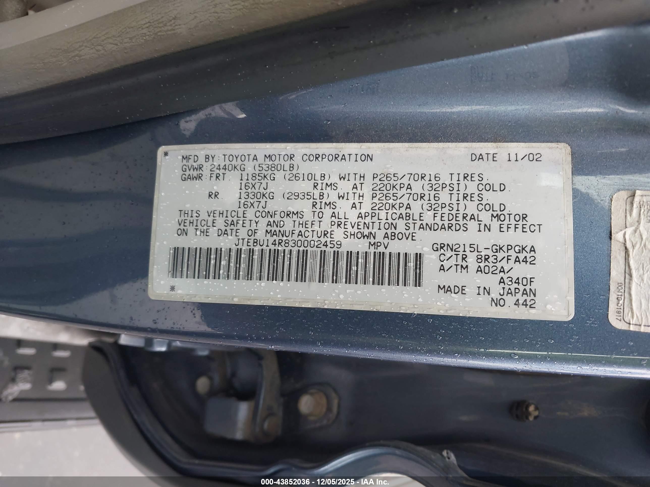 TOYOTA 4RUNNER image 9