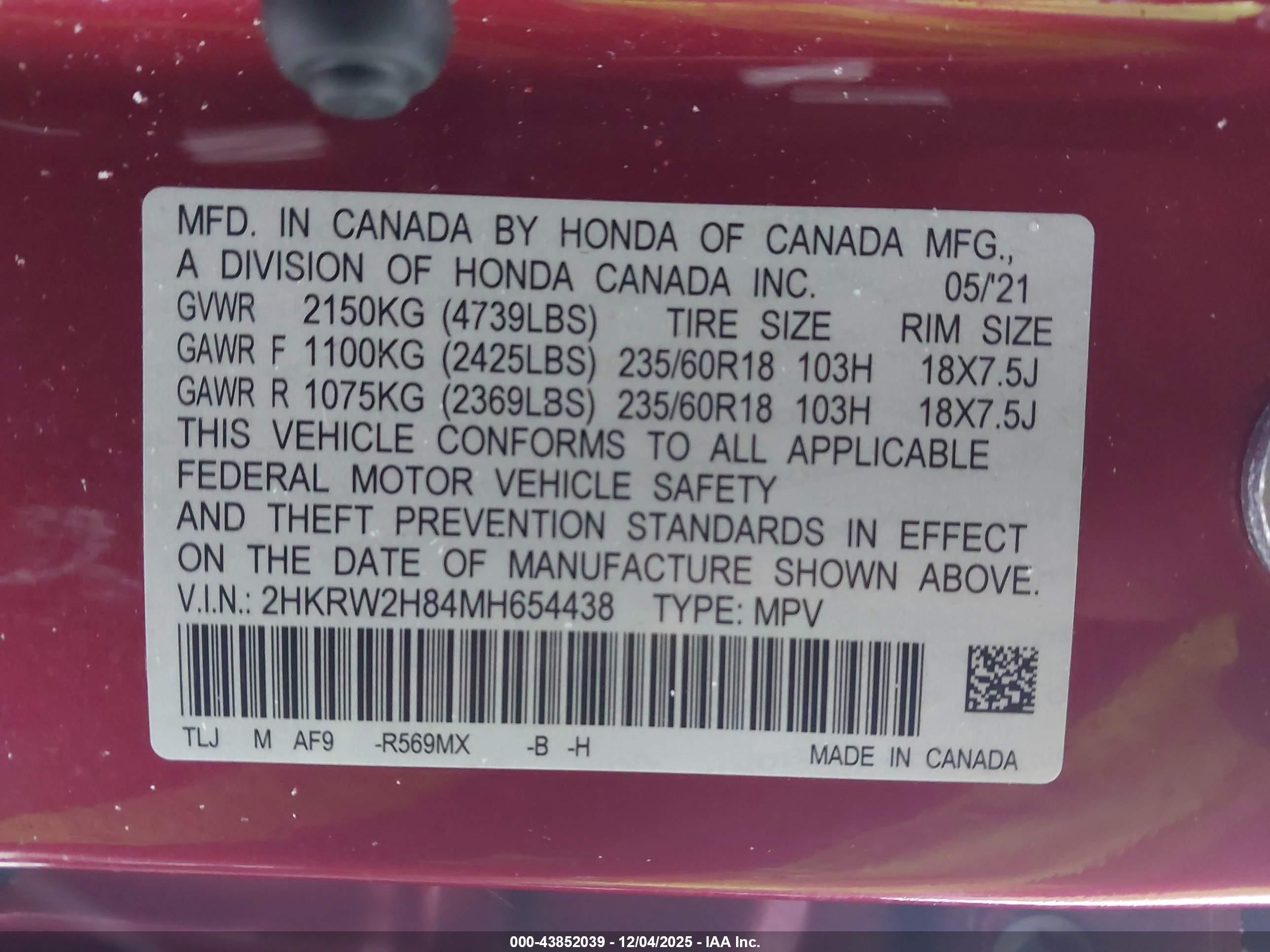 HONDA CR-V image 9