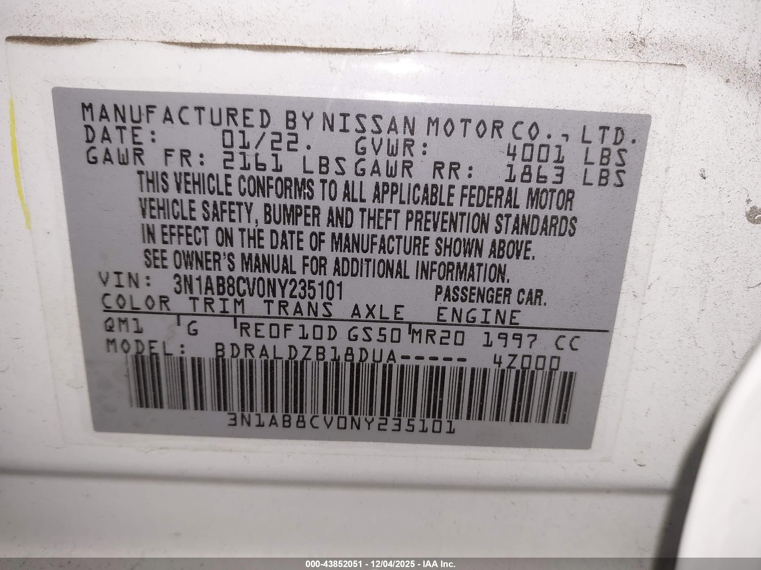 NISSAN SENTRA image 9