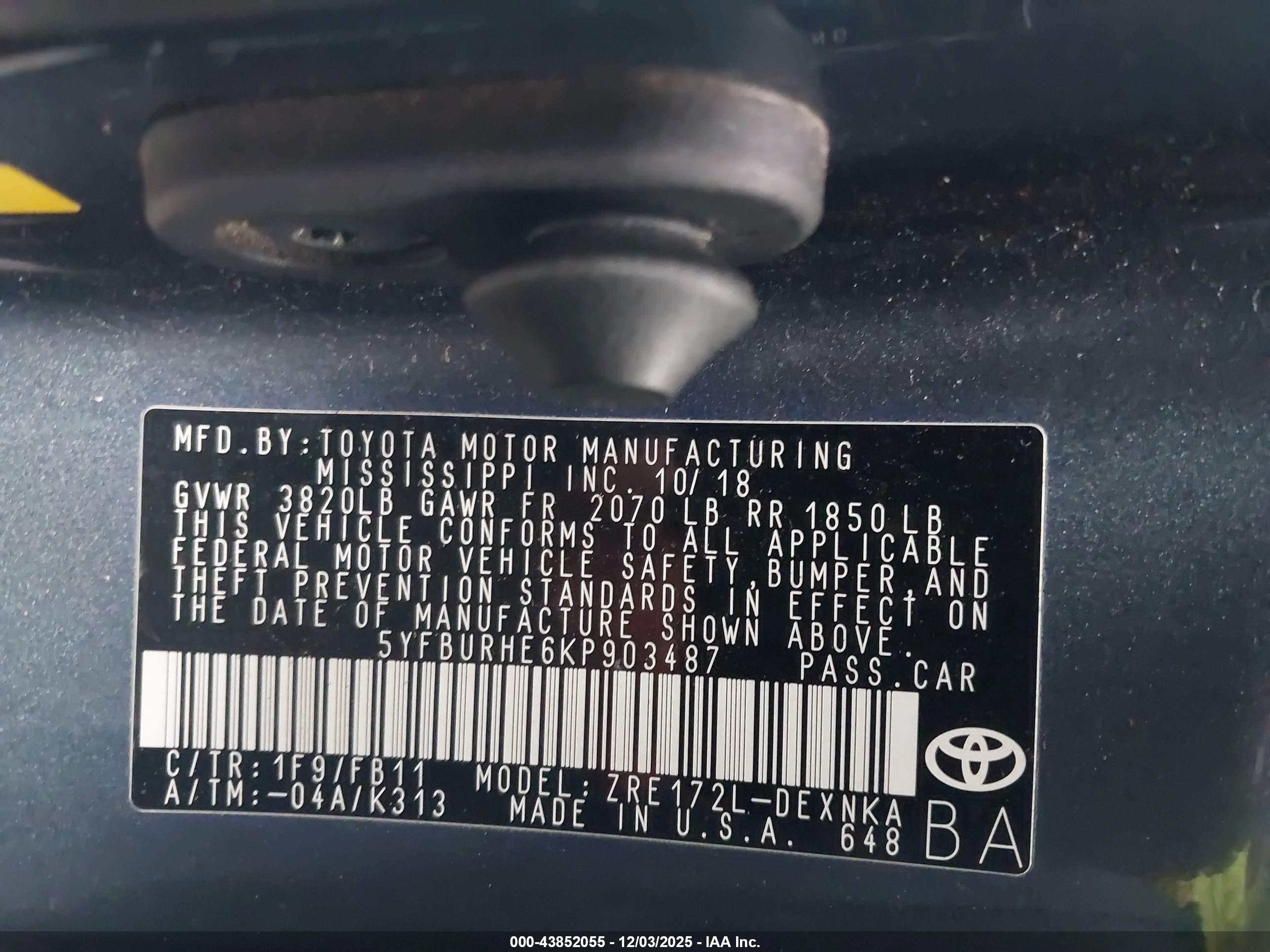 TOYOTA COROLLA image 9